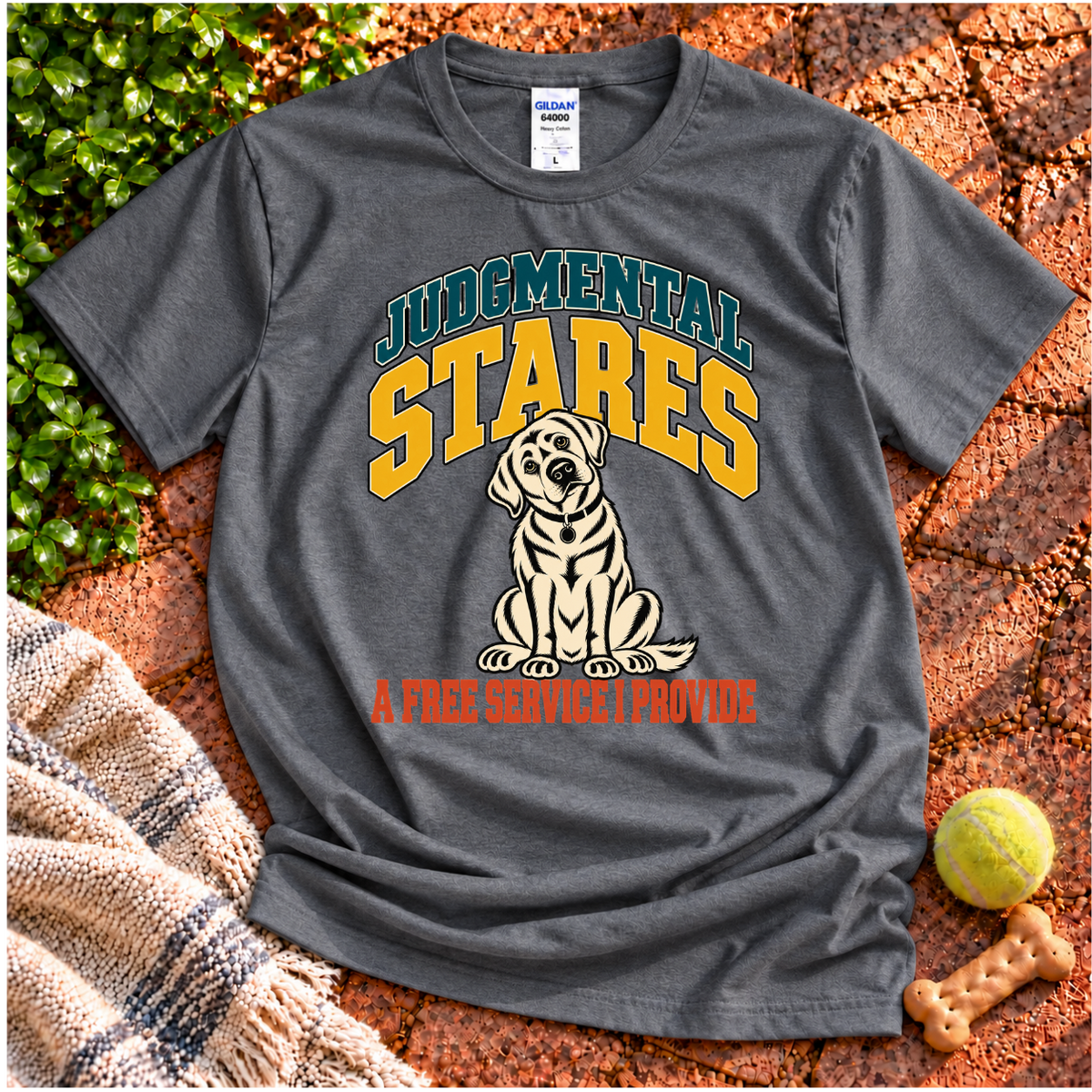 Judgmental Stares Dog T-Shirt