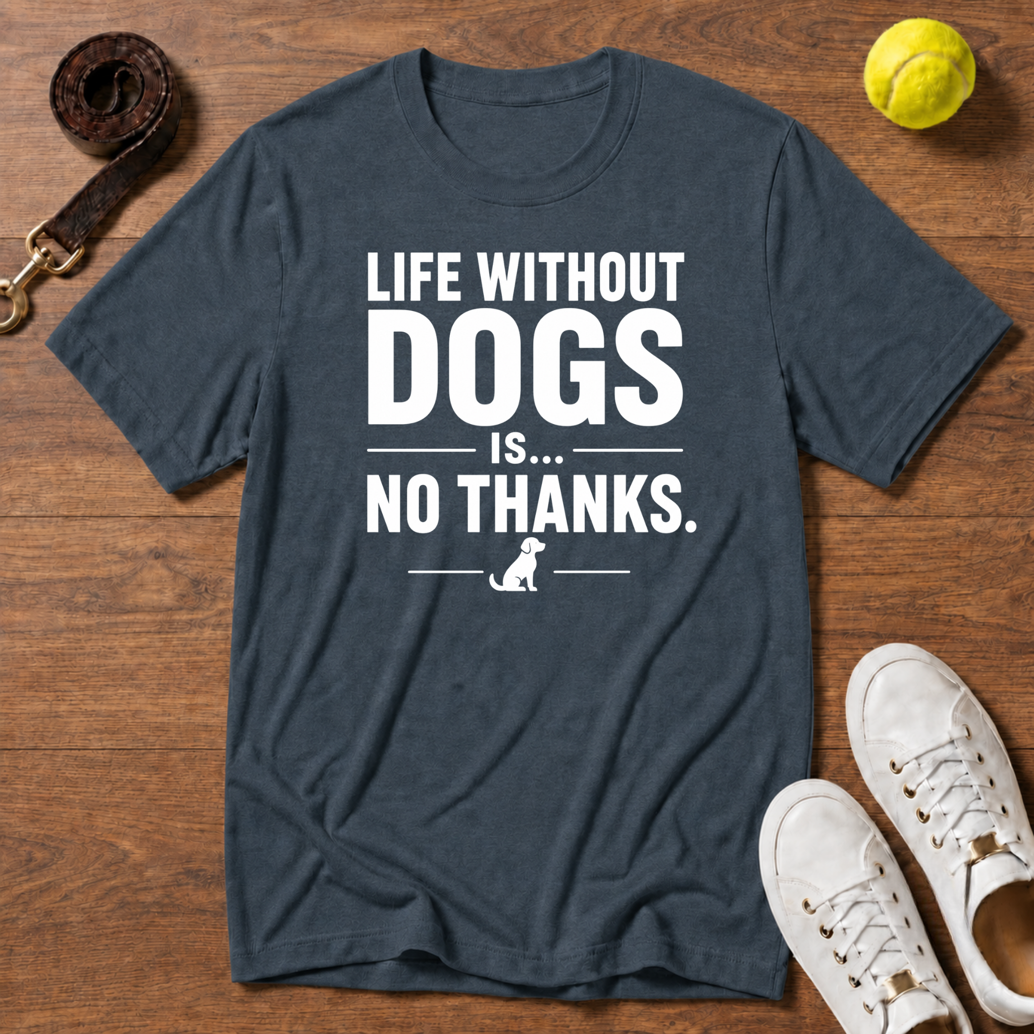 Life Without Dogs T-Shirt – Gildan Softstyle