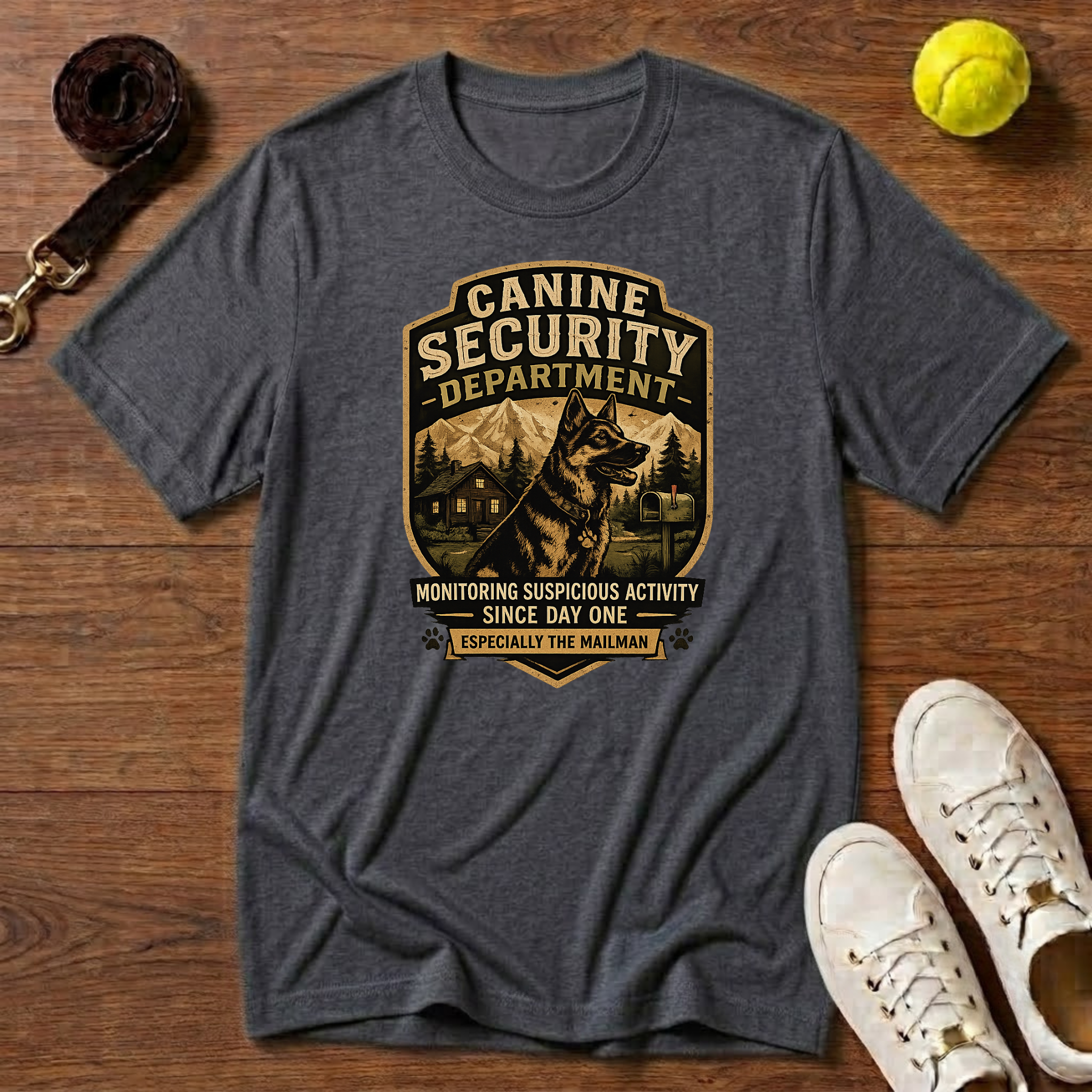Canine Security Department T-Shirt – Gildan Softstyle