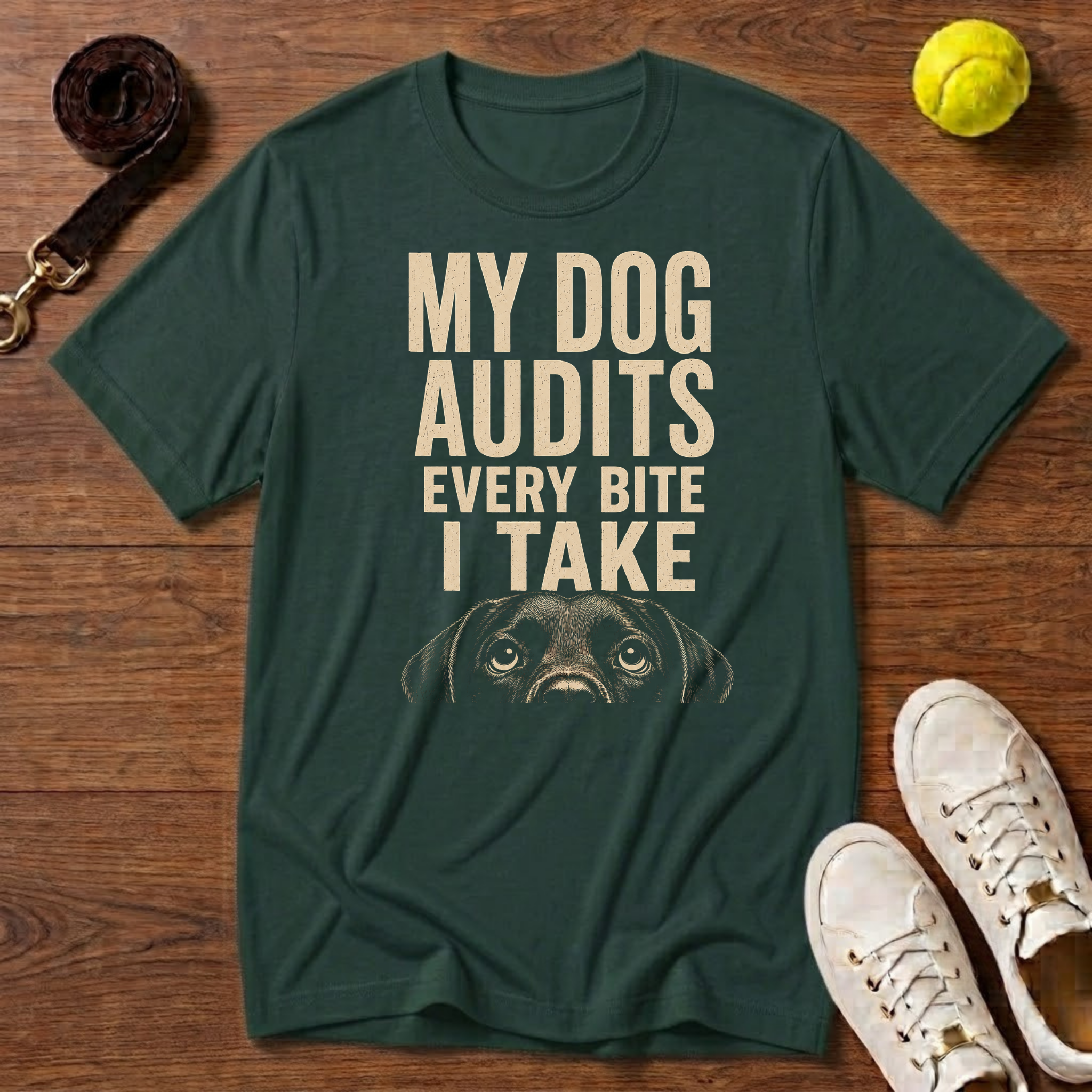 My Dog Audits T-Shirt – Gildan Softstyle