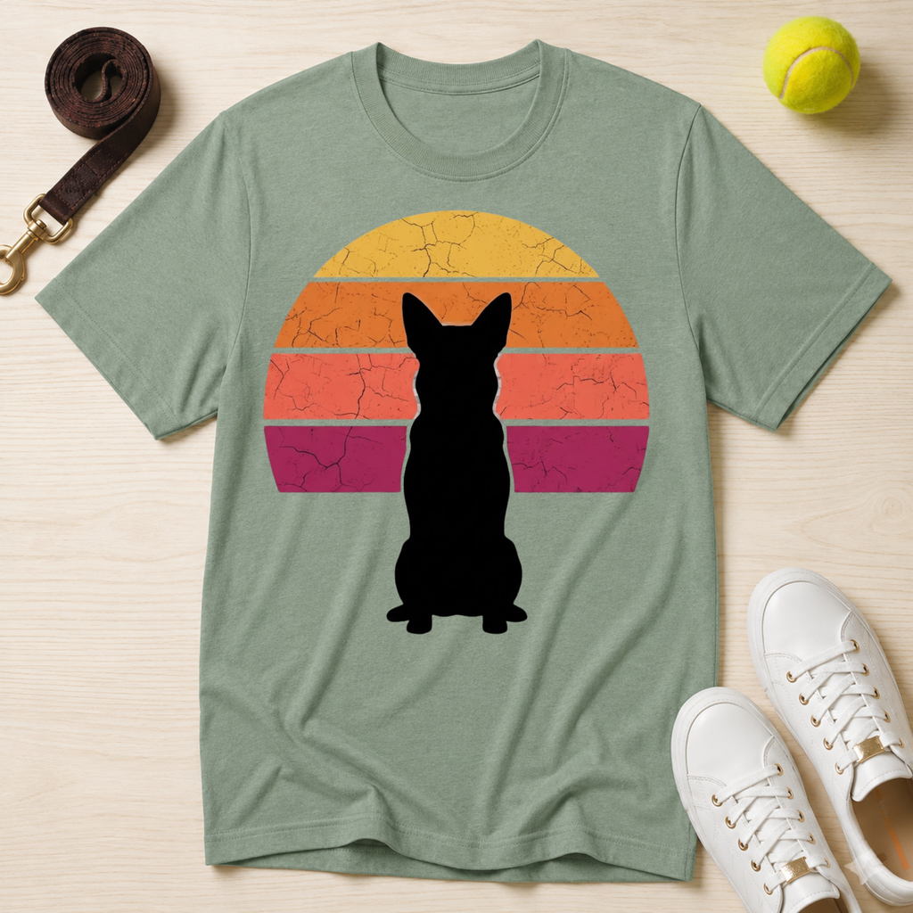Dog Sunset T-Shirt — Gildan Softstyle