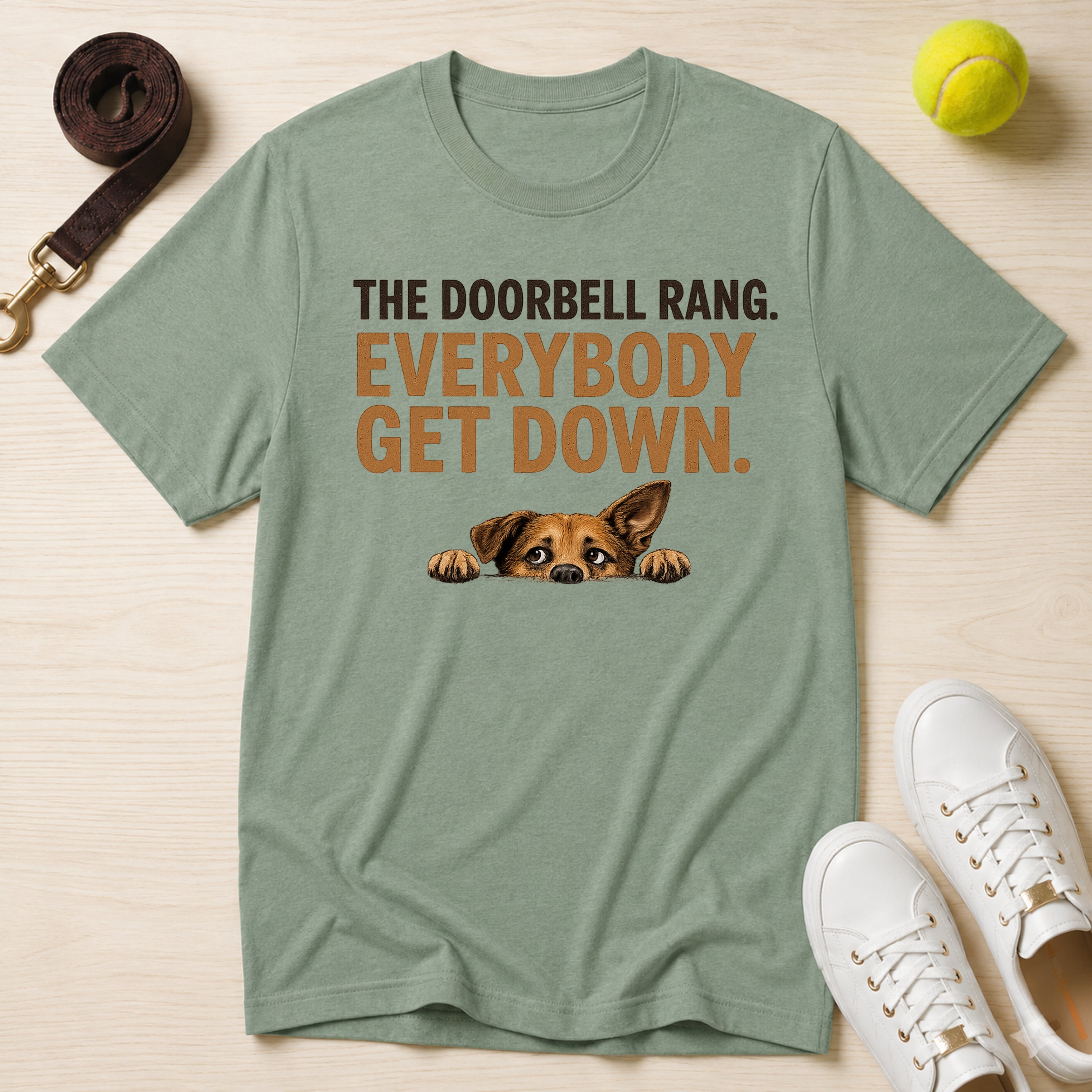 The Doorbell Rang. Everybody Get Down. T-Shirt