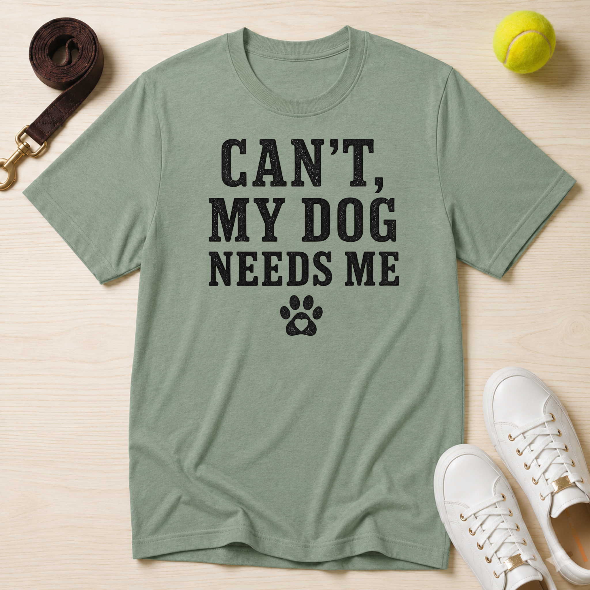 Can’t, My Dog Needs Me, Classic T-Shirt