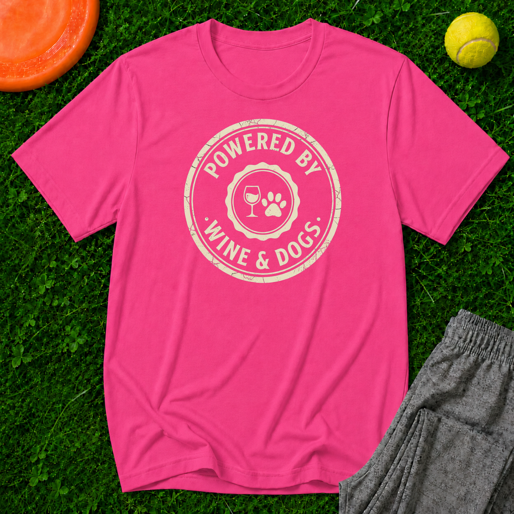 Wine & Dogs T-Shirt — Gildan Softstyle