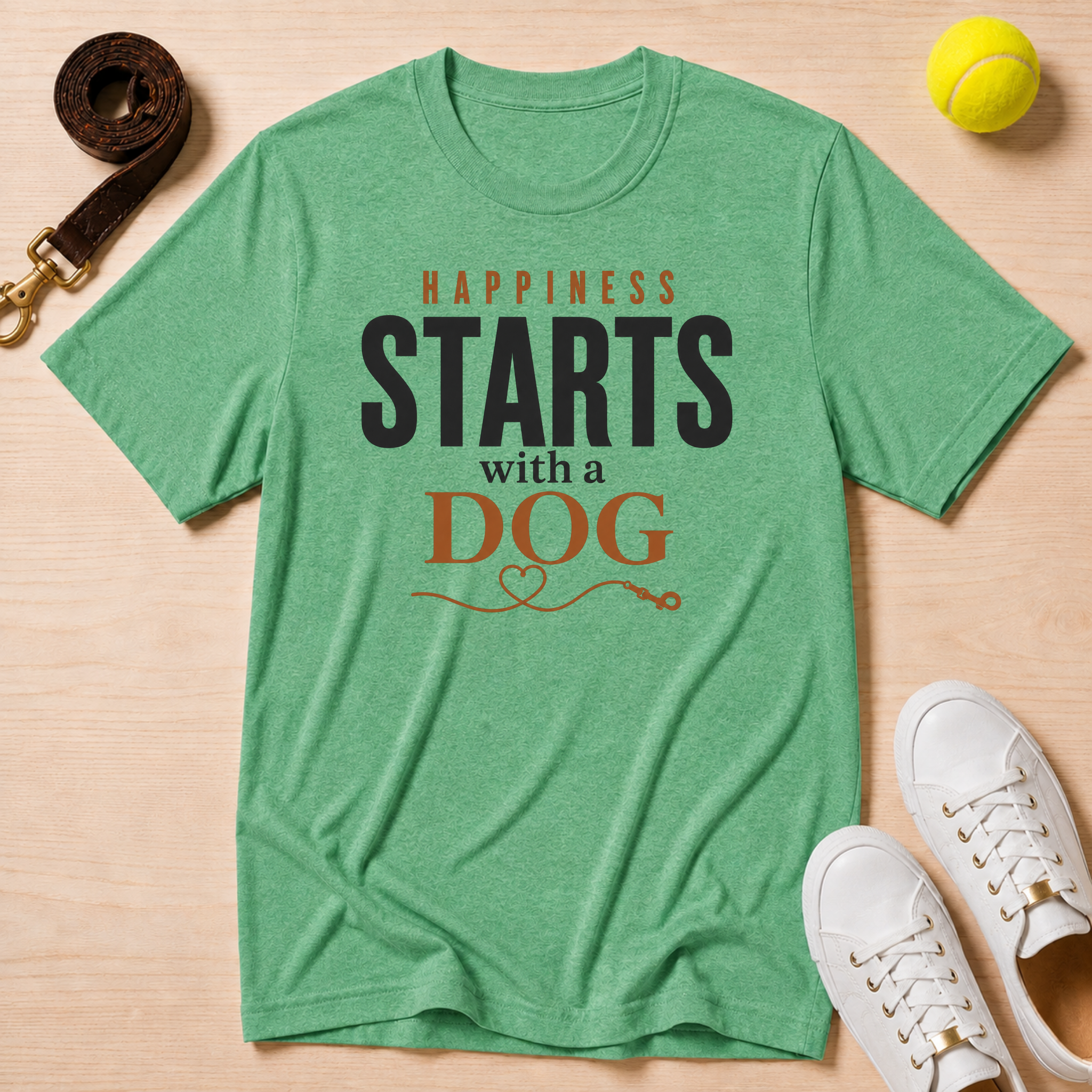 Happiness Starts With a Dog, Classic Tee