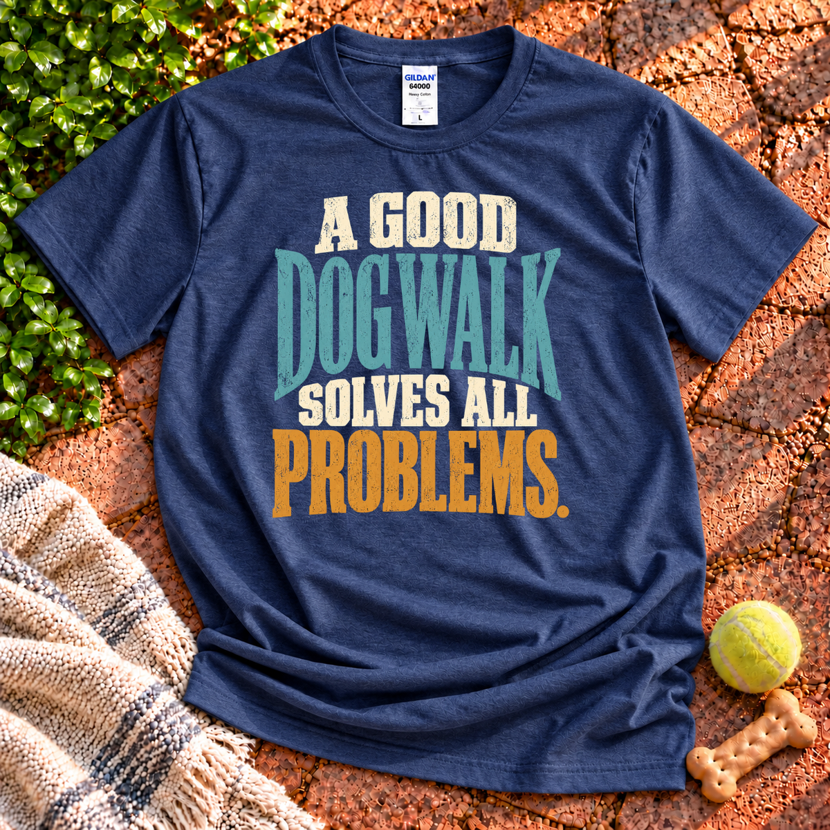A Good Dog Walk T-Shirt