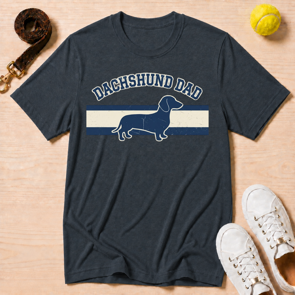 Dachshund Dad T-Shirt — Gildan Softstyle