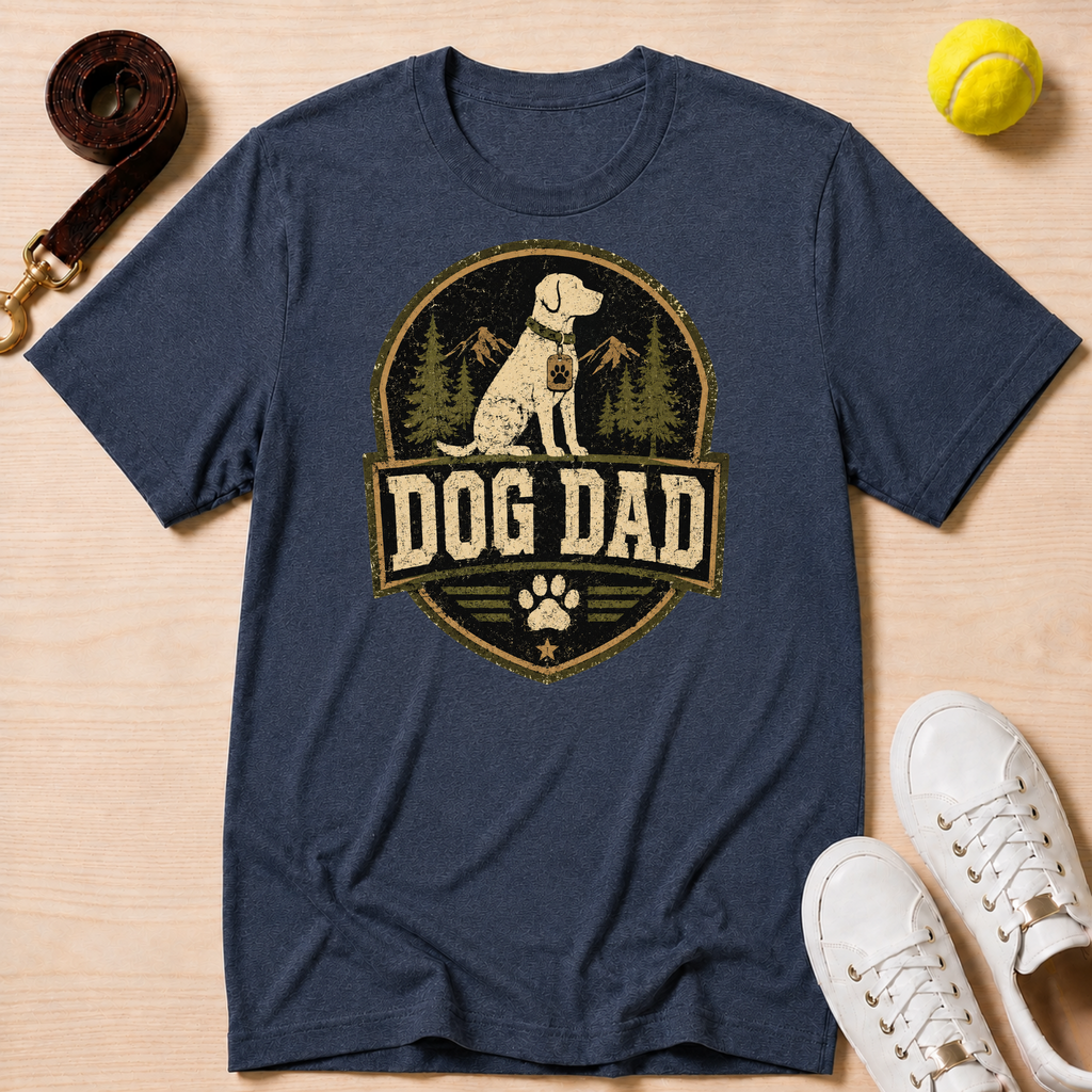 Dog Dad T‑Shirt