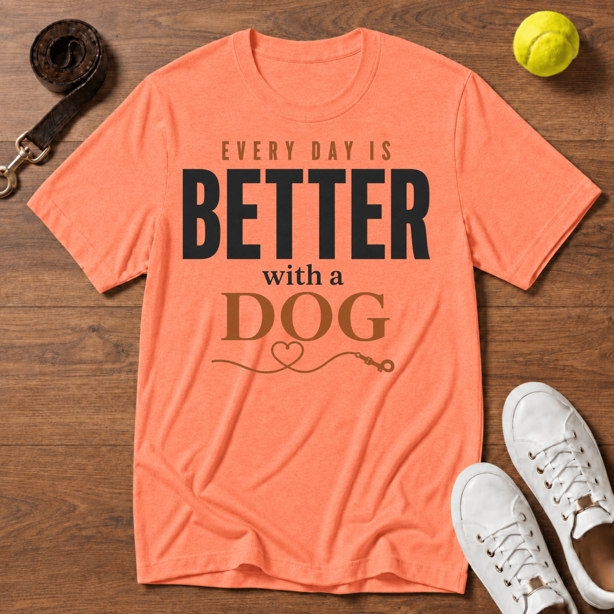 Better With A Dog T-Shirt – Gildan Softstyle
