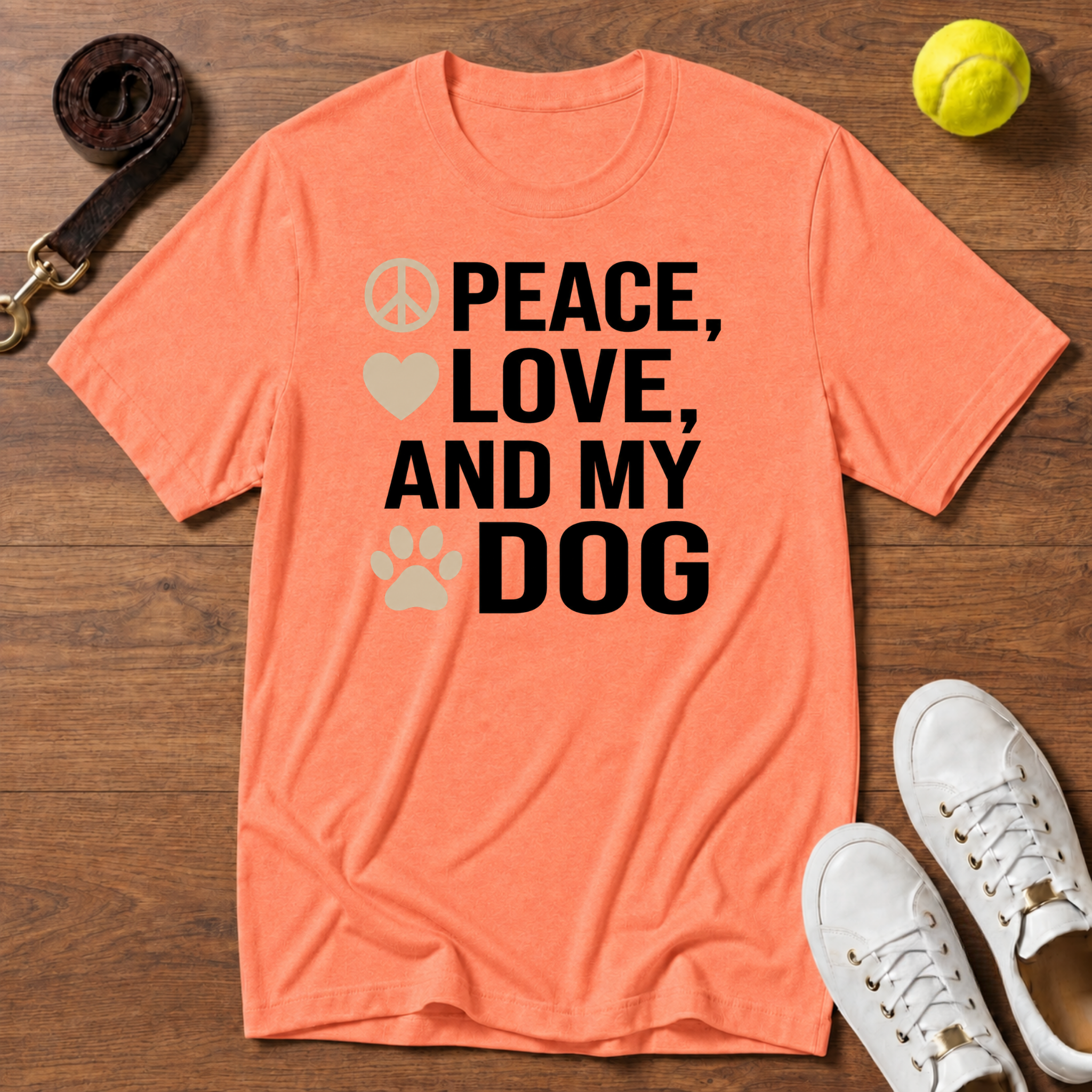 Peace, Love T-Shirt – Gildan Softstyle