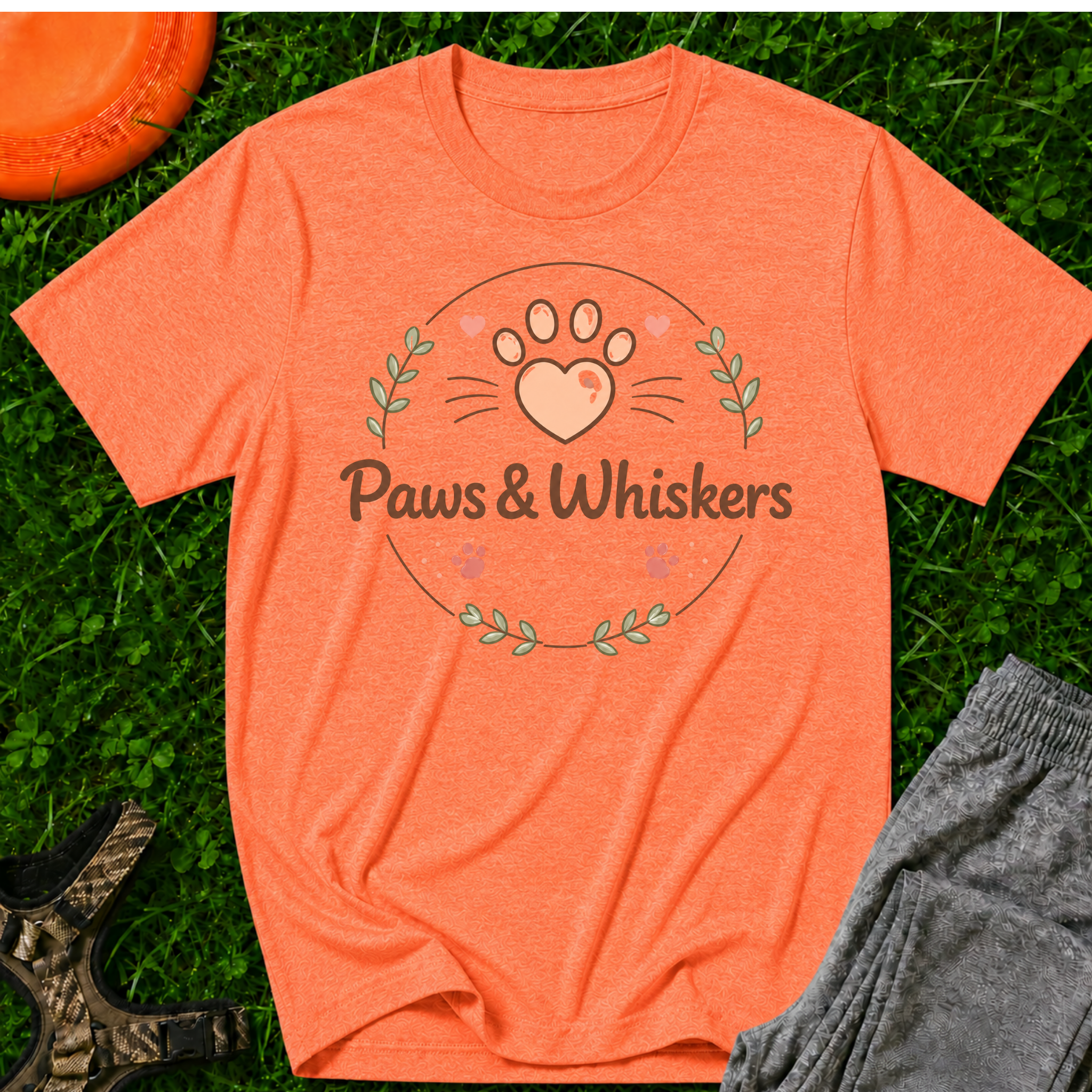 Paws & Whiskers Pet Graphic T-Shirt
