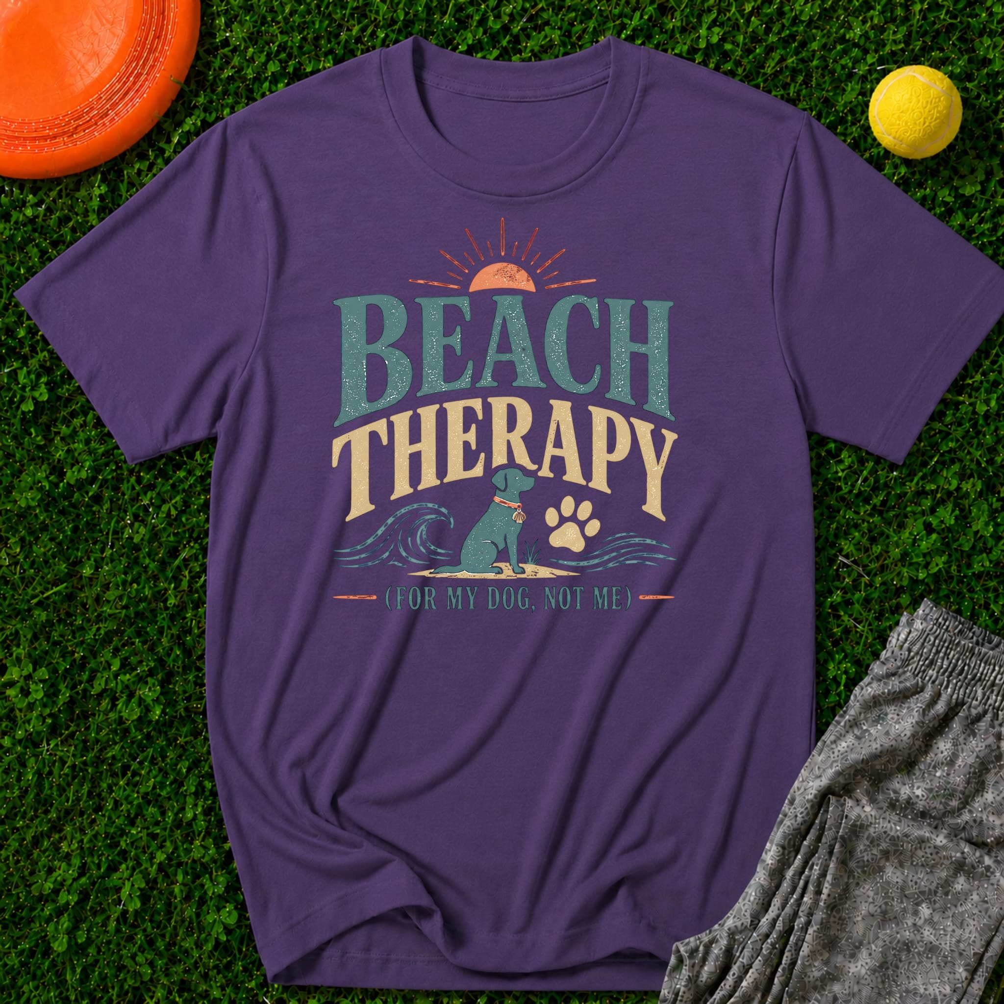 Beach Therapy T-Shirt (For My Dog, Not Me), T-Shirt