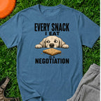 Every Snack I Eat Is A Negotiation Dog T-Shirt