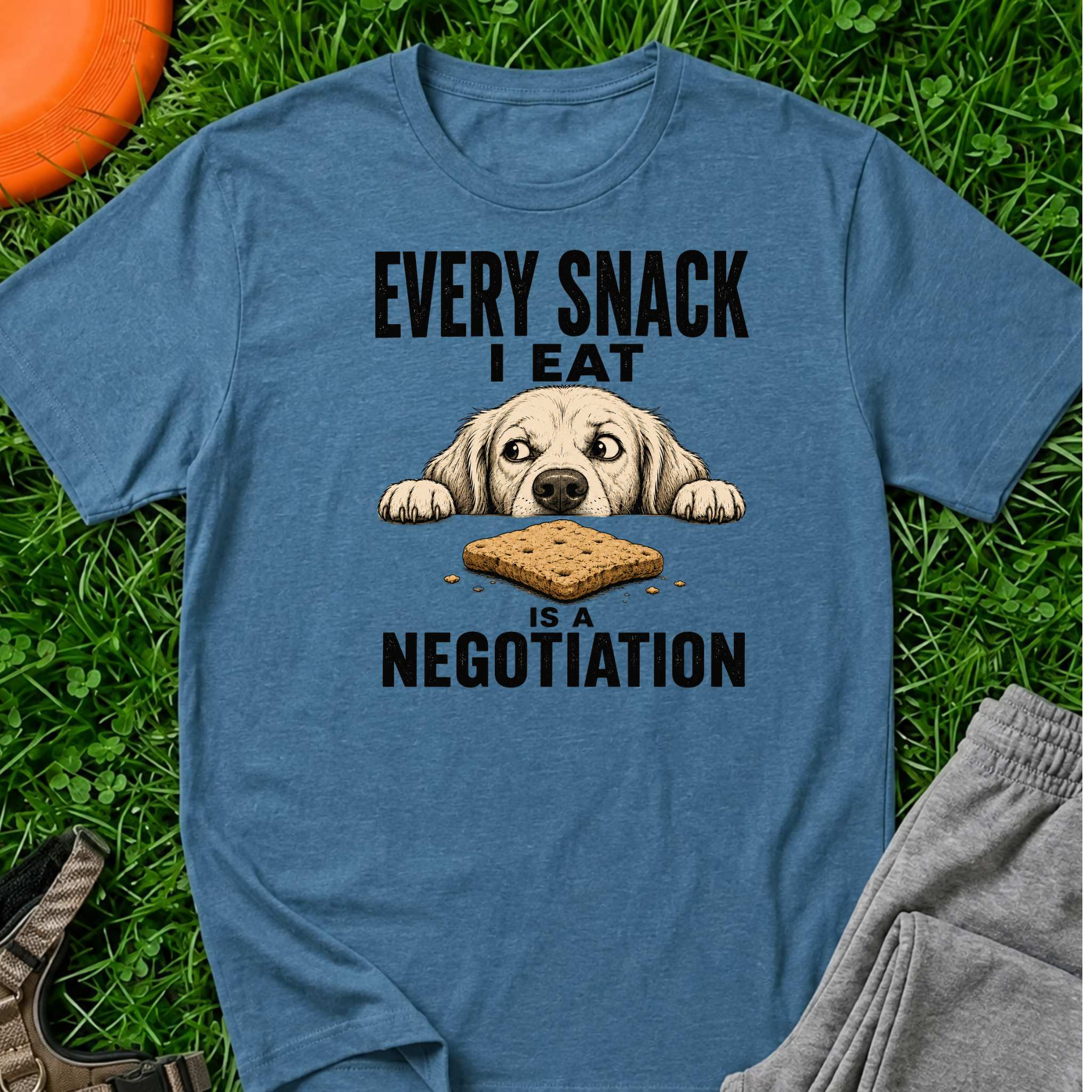 Every Snack I Eat Is A Negotiation Dog T-Shirt