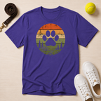 Retro Paw Print Cabin in The Woods, Classic Tee
