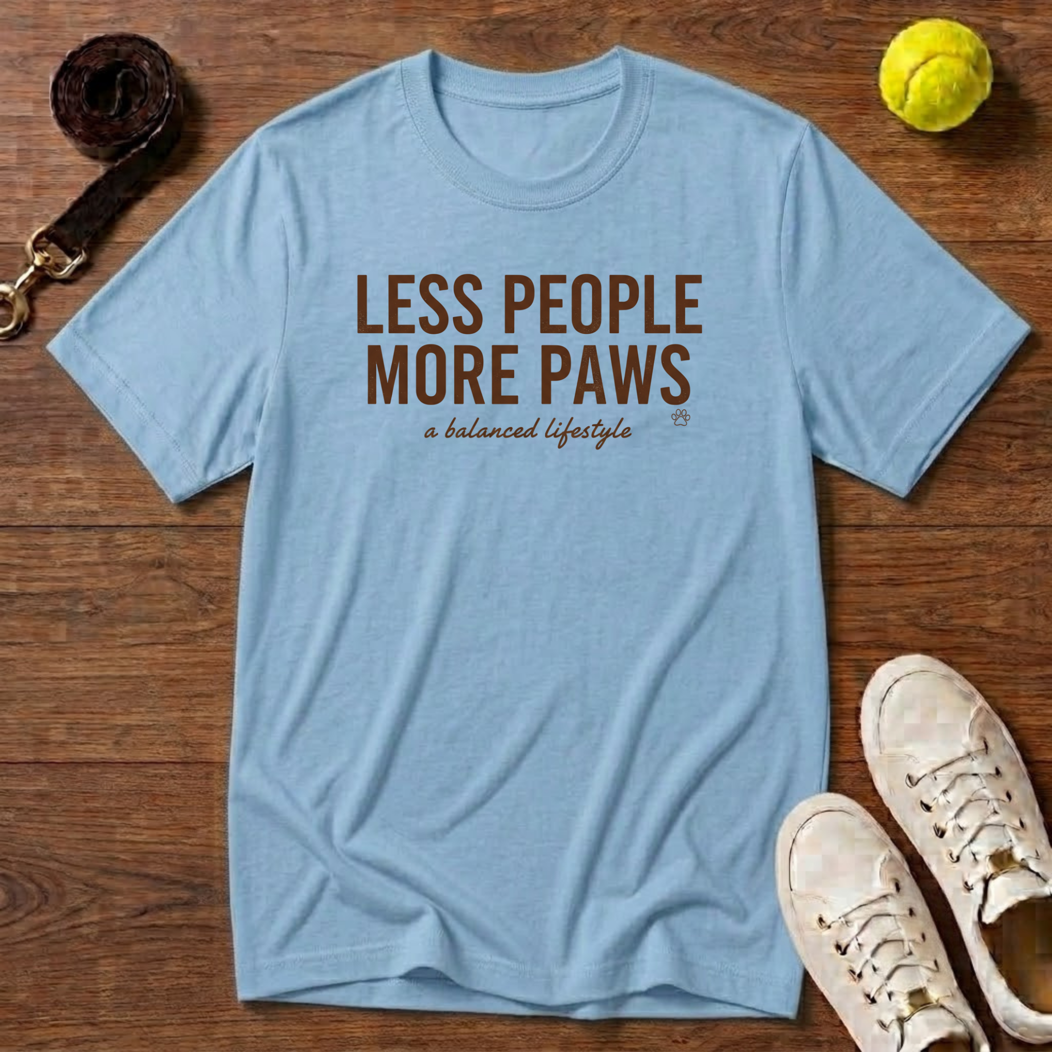 Less People More Paws Gildan Softstyle Tee