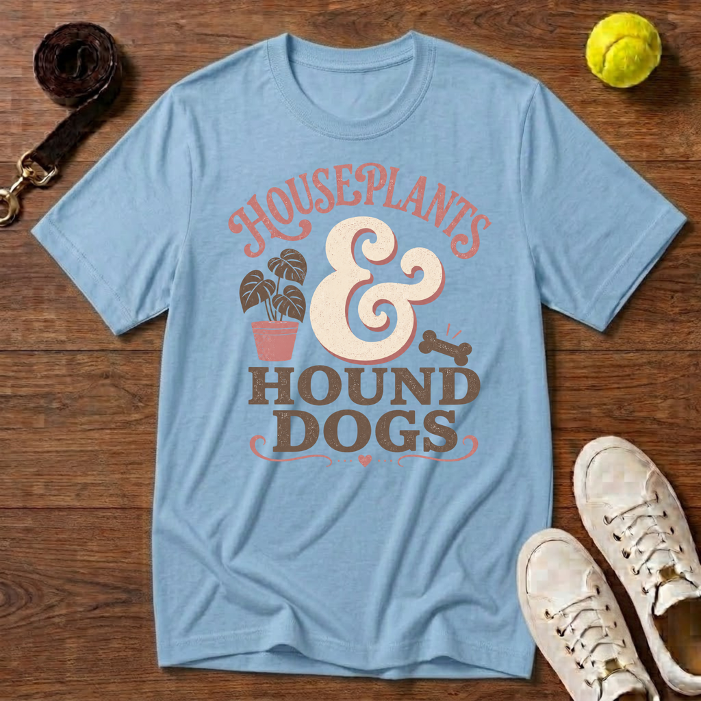 Houseplants & Hound Dogs T-Shirt – Gildan Softstyle