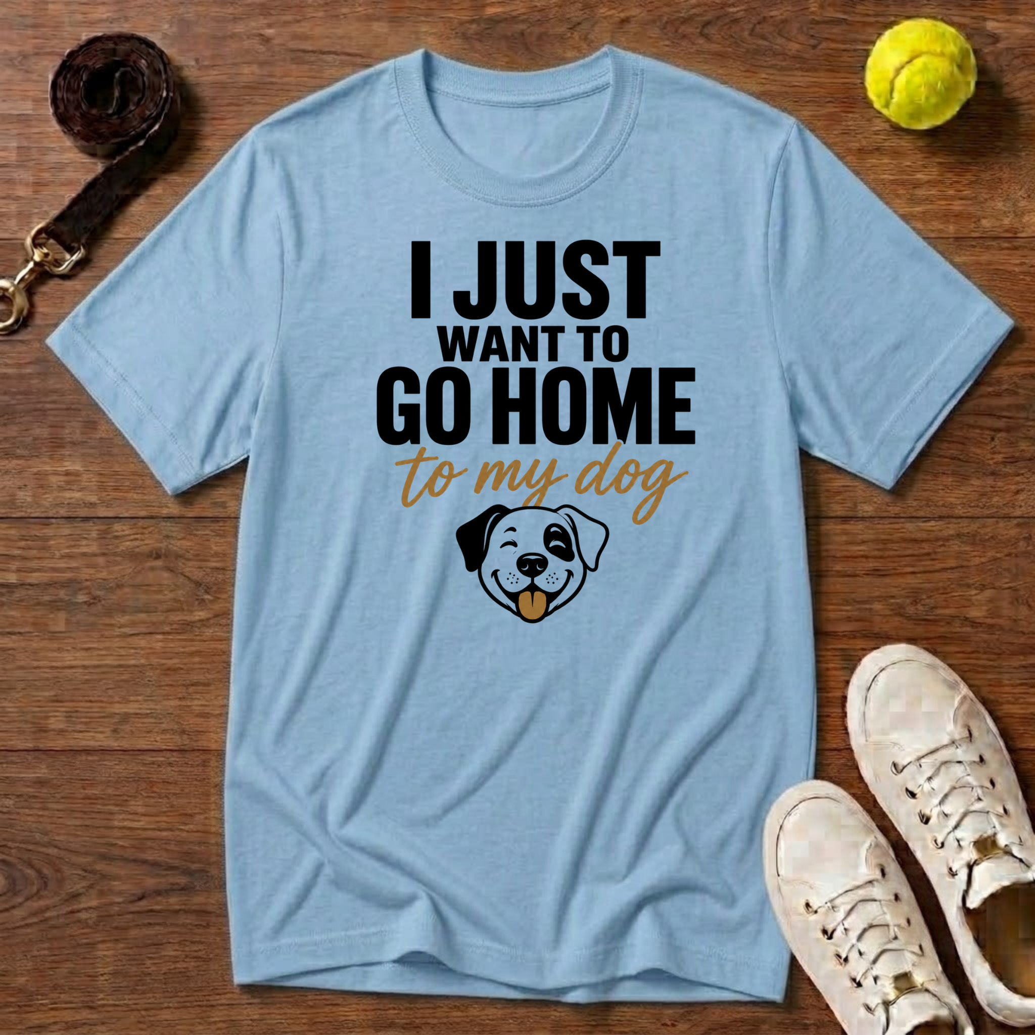 Go Home to My Dog T-Shirt – Gildan Softstyle