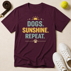 Dogs. Sunshine. Repeat. T-Shirt