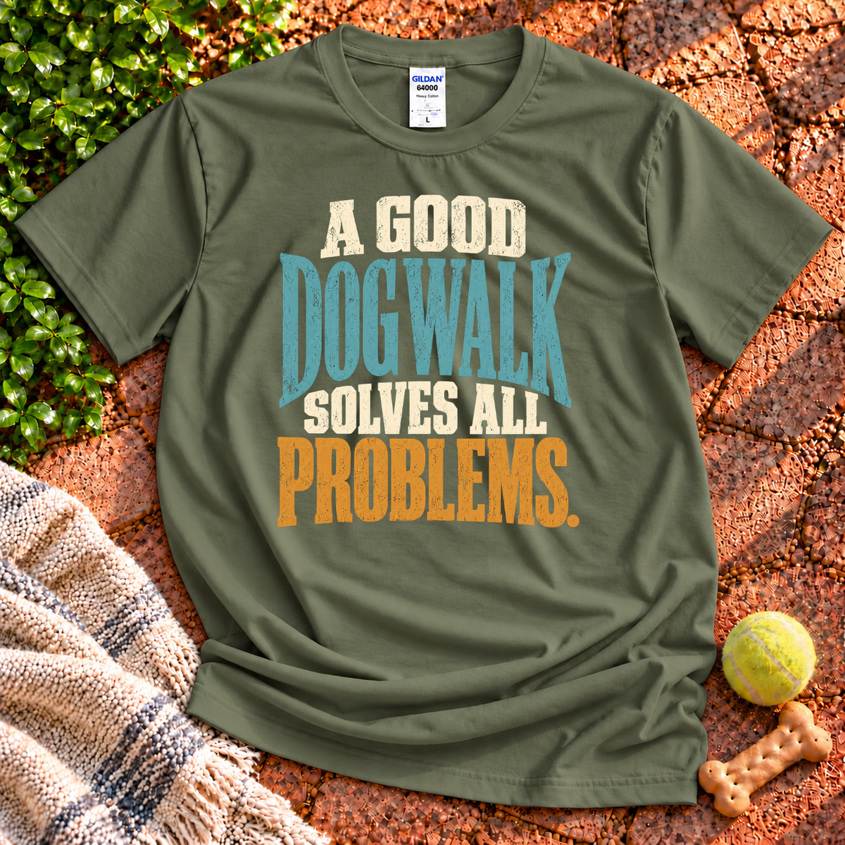 A Good Dog Walk T-Shirt