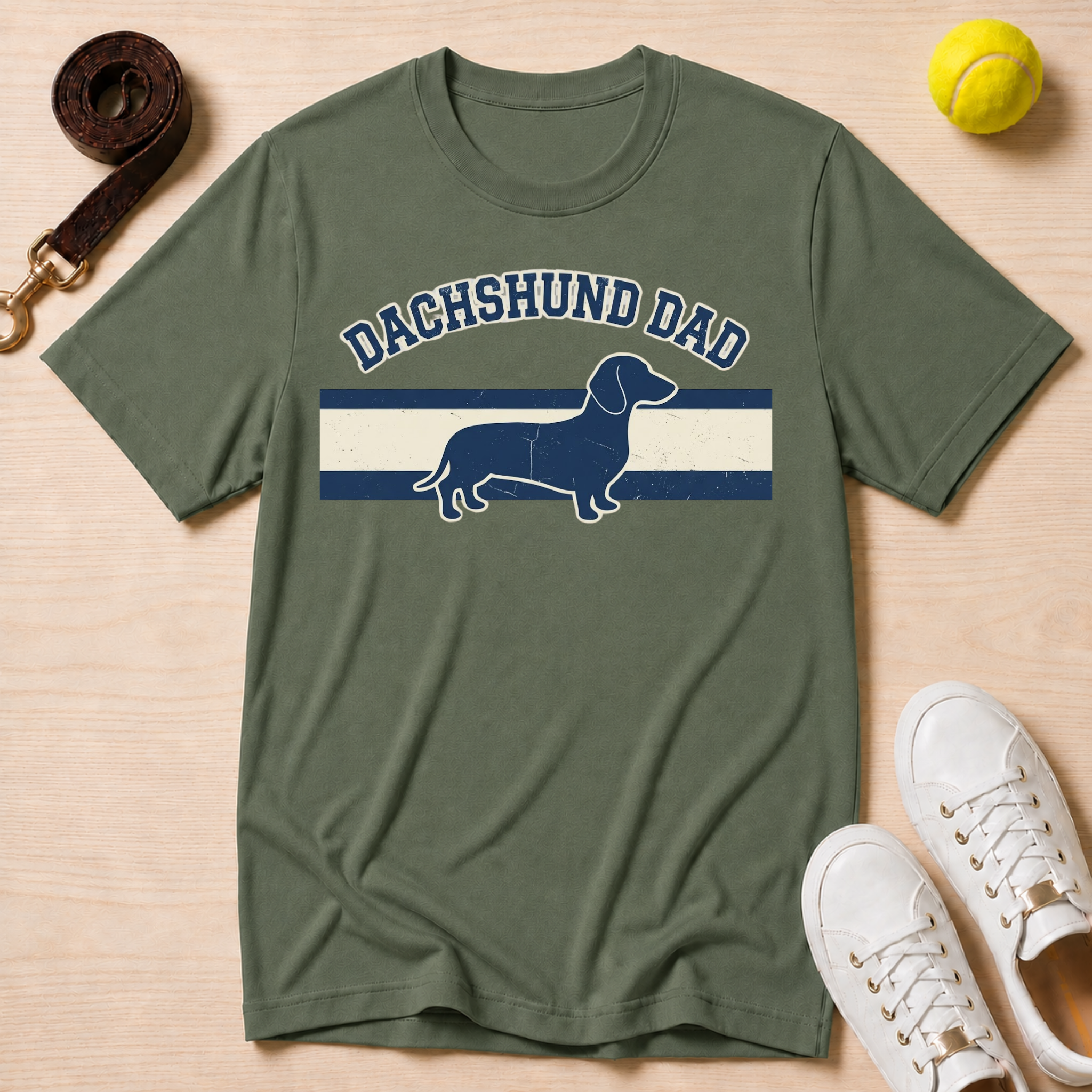 Dachshund Dad T-Shirt — Gildan Softstyle