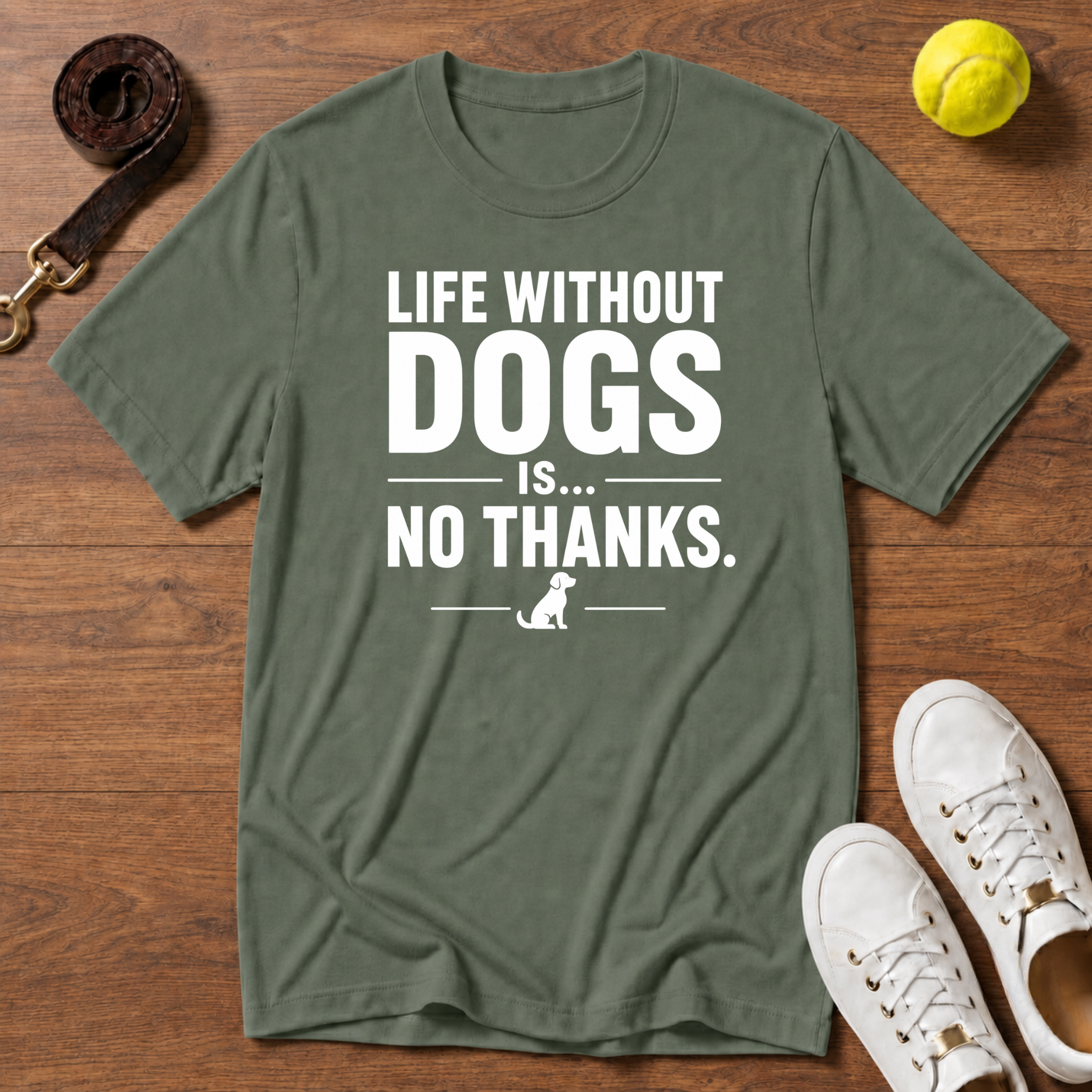 Life Without Dogs T-Shirt – Gildan Softstyle