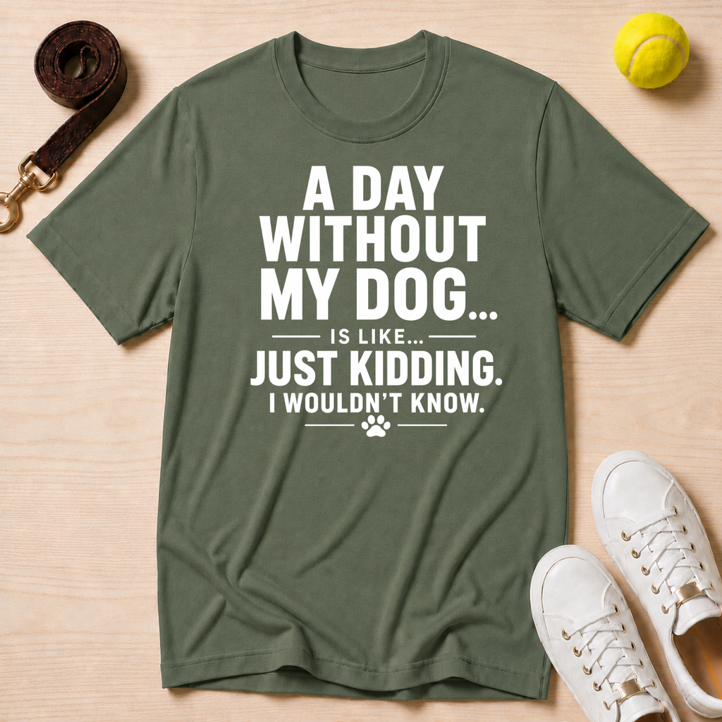 A Day Without My Dog... Just Kidding I Wouldn't Know T-Shirt