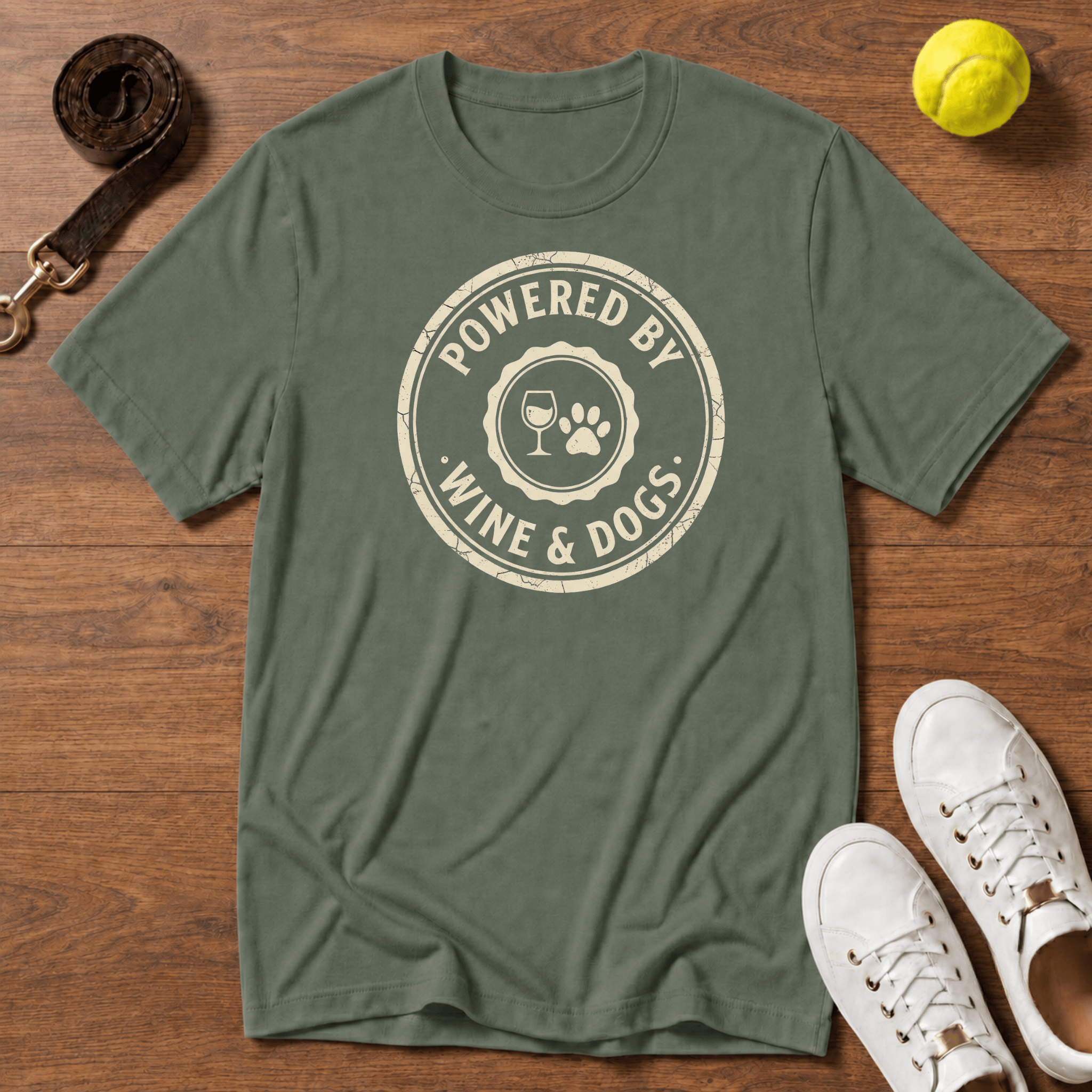 Wine & Dogs T-Shirt — Gildan Softstyle