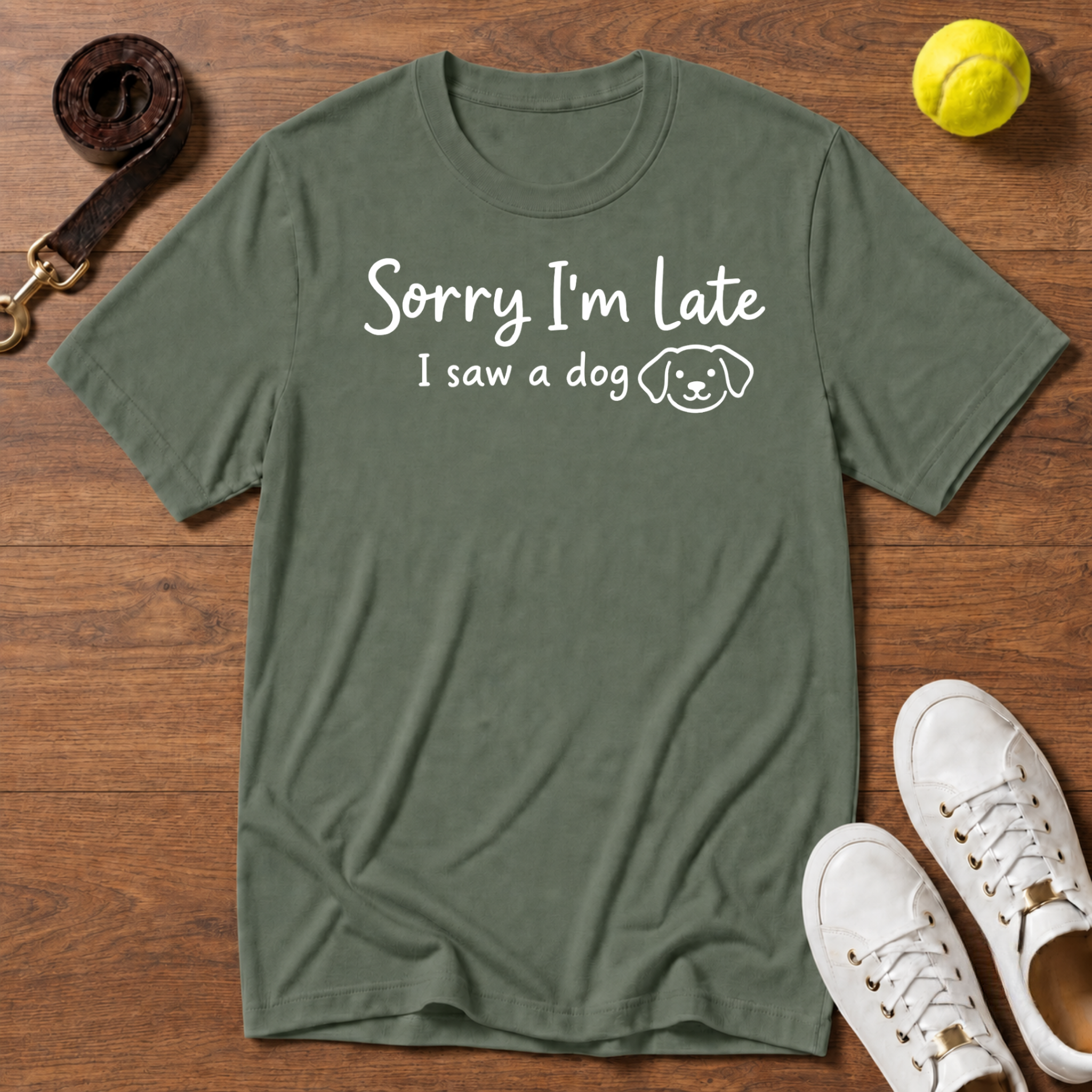 Sorry I'm Late T-Shirt – Gildan Softstyle