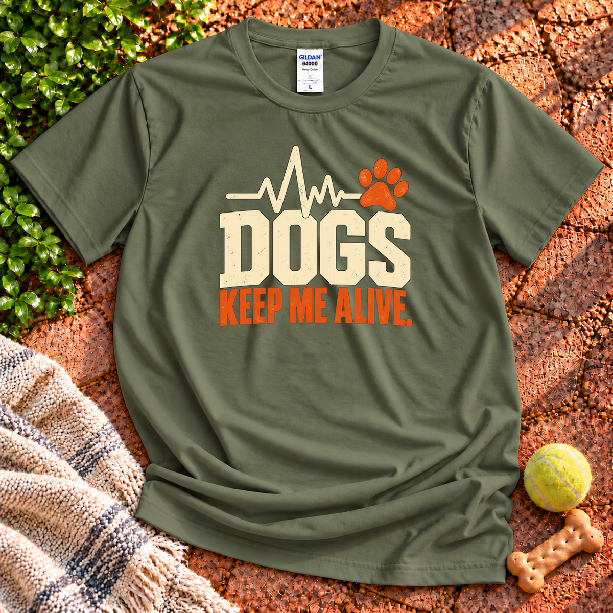 Dogs Keep Me Alive T-Shirt