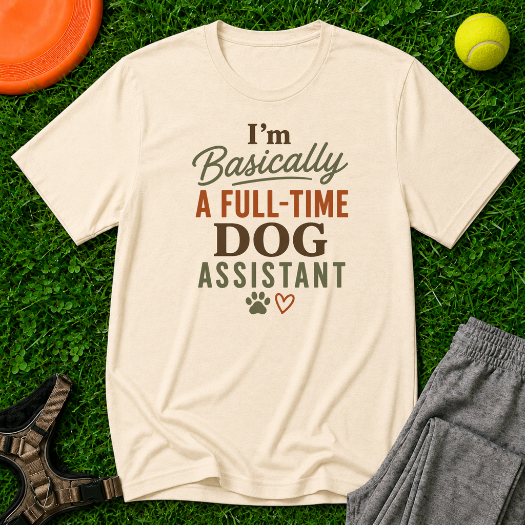 I'm Basically a Full-Time Dog Assistant T-Shirt