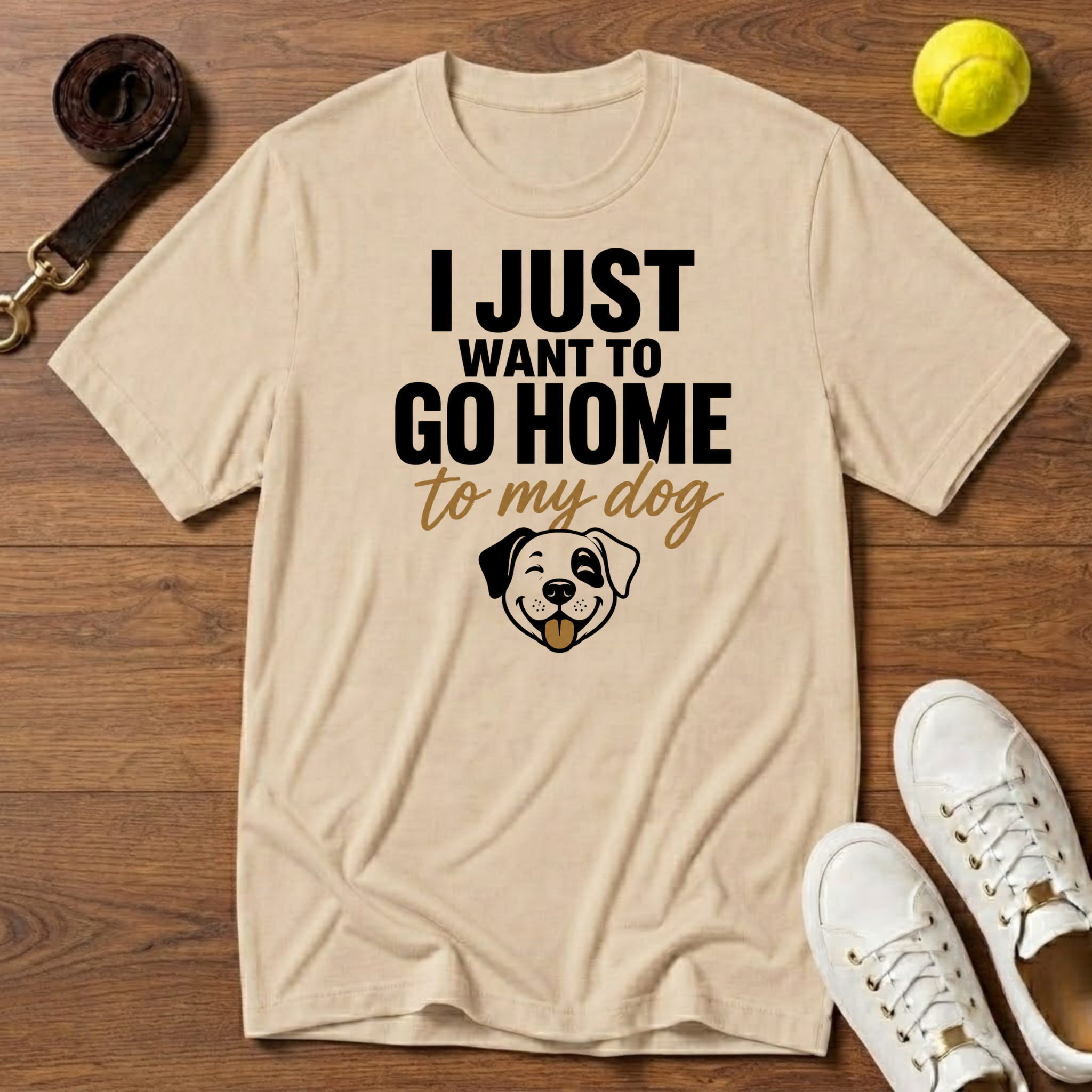 Go Home to My Dog T-Shirt – Gildan Softstyle