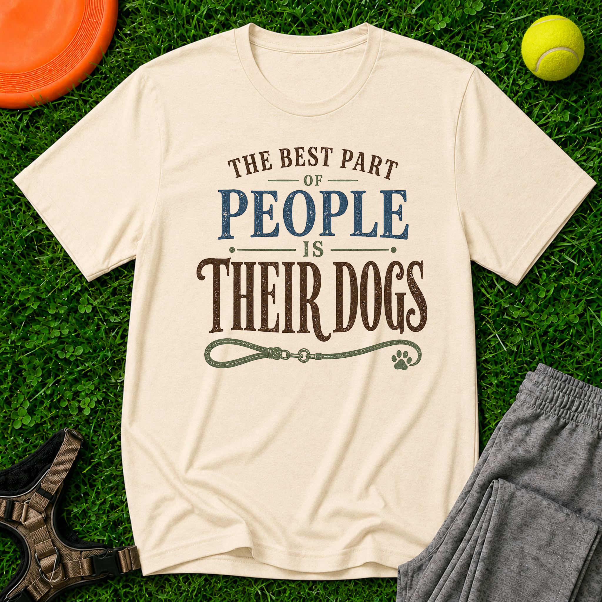 The Best Part of People Is Their Dogs, T-Shirt