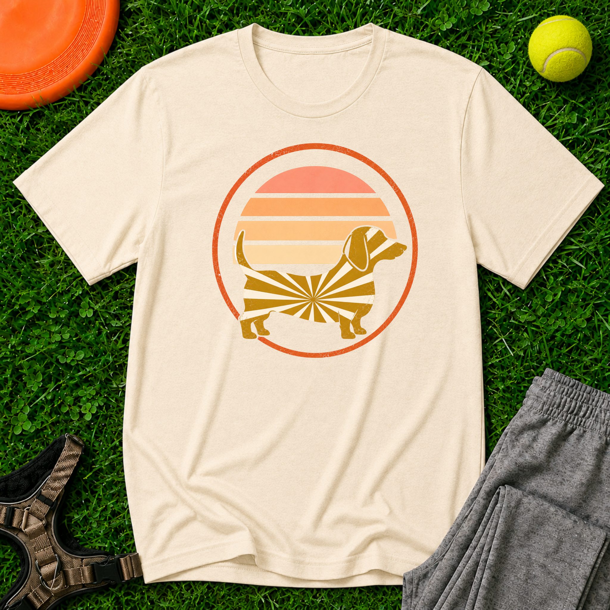 Dachshund Sunset, Classic Tee