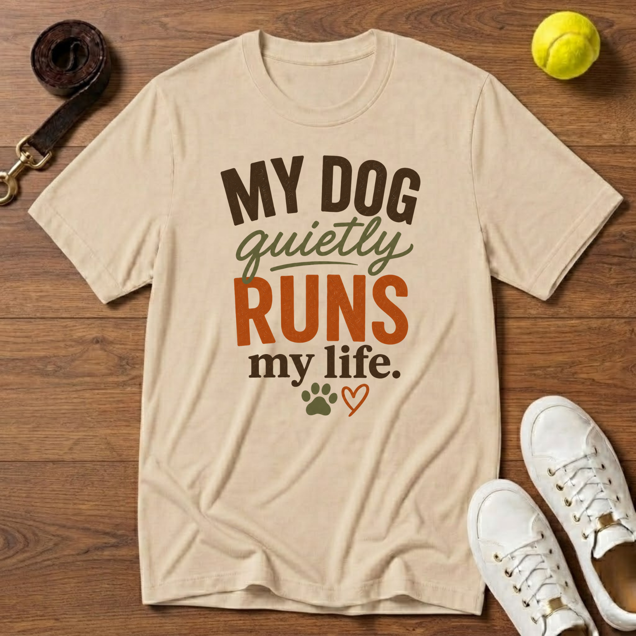 Runs My Life T-Shirt – Gildan Softstyle