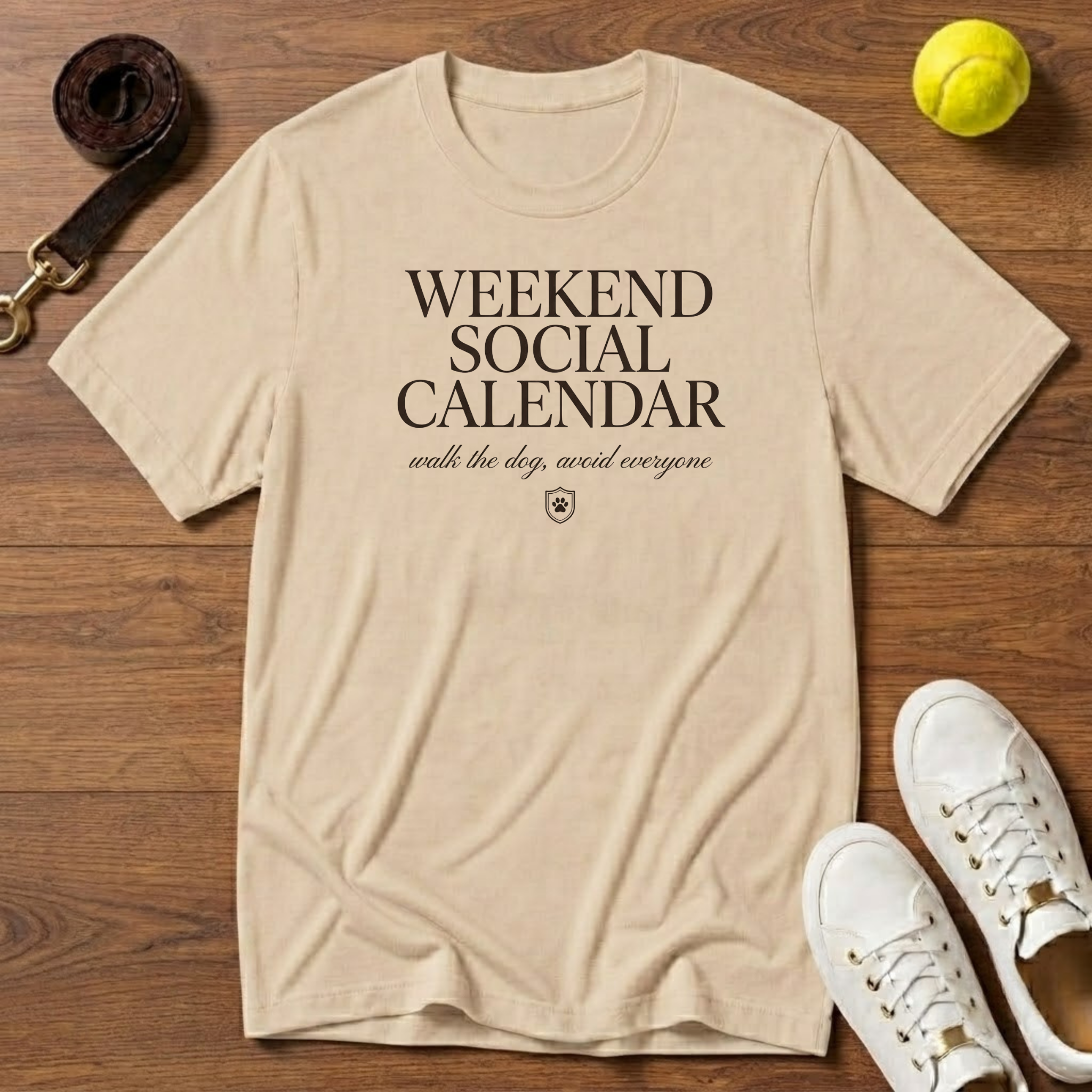 Weekend Social Calendar Gildan Softstyle Tee