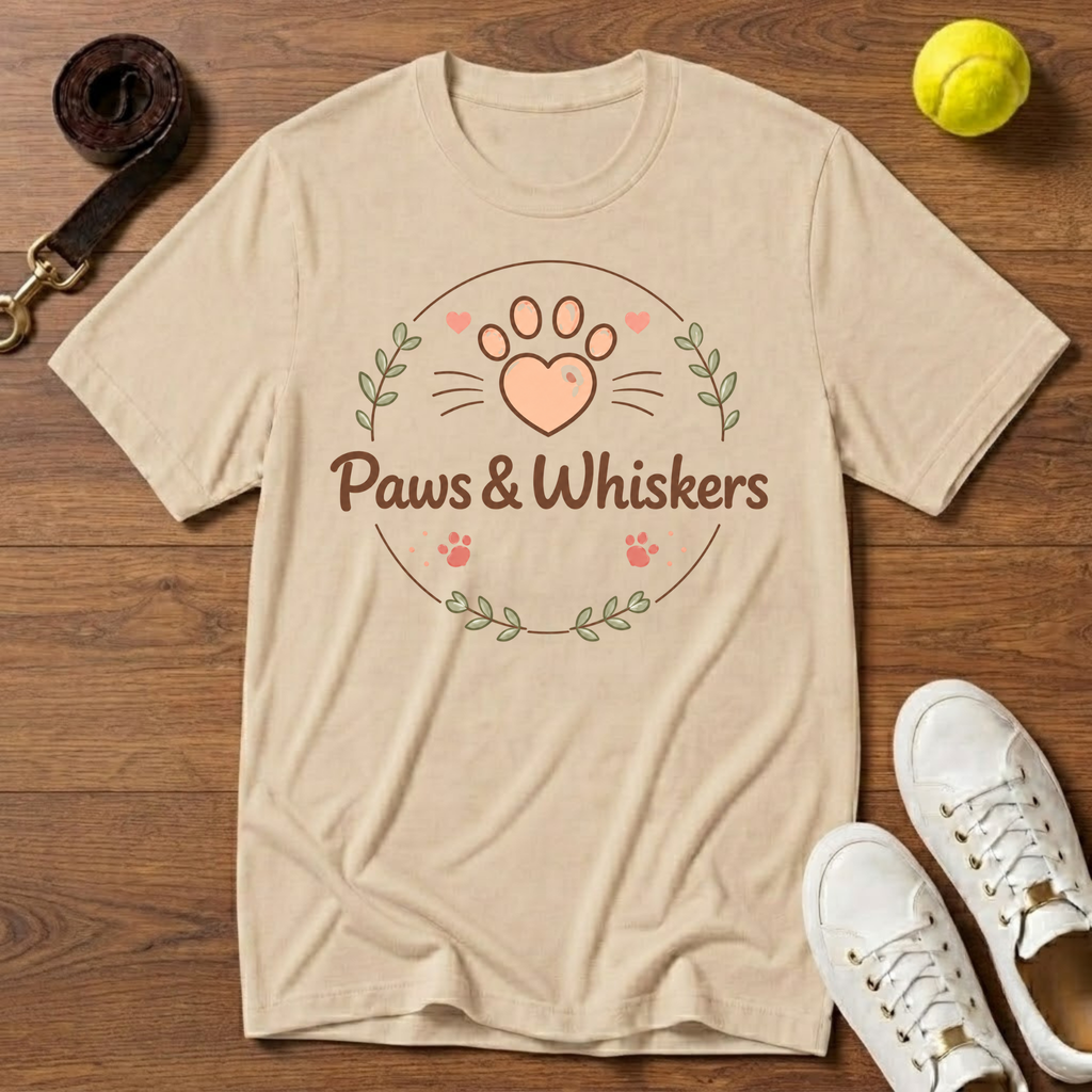 Paws & Whiskers T-Shirt – Gildan Softstyle