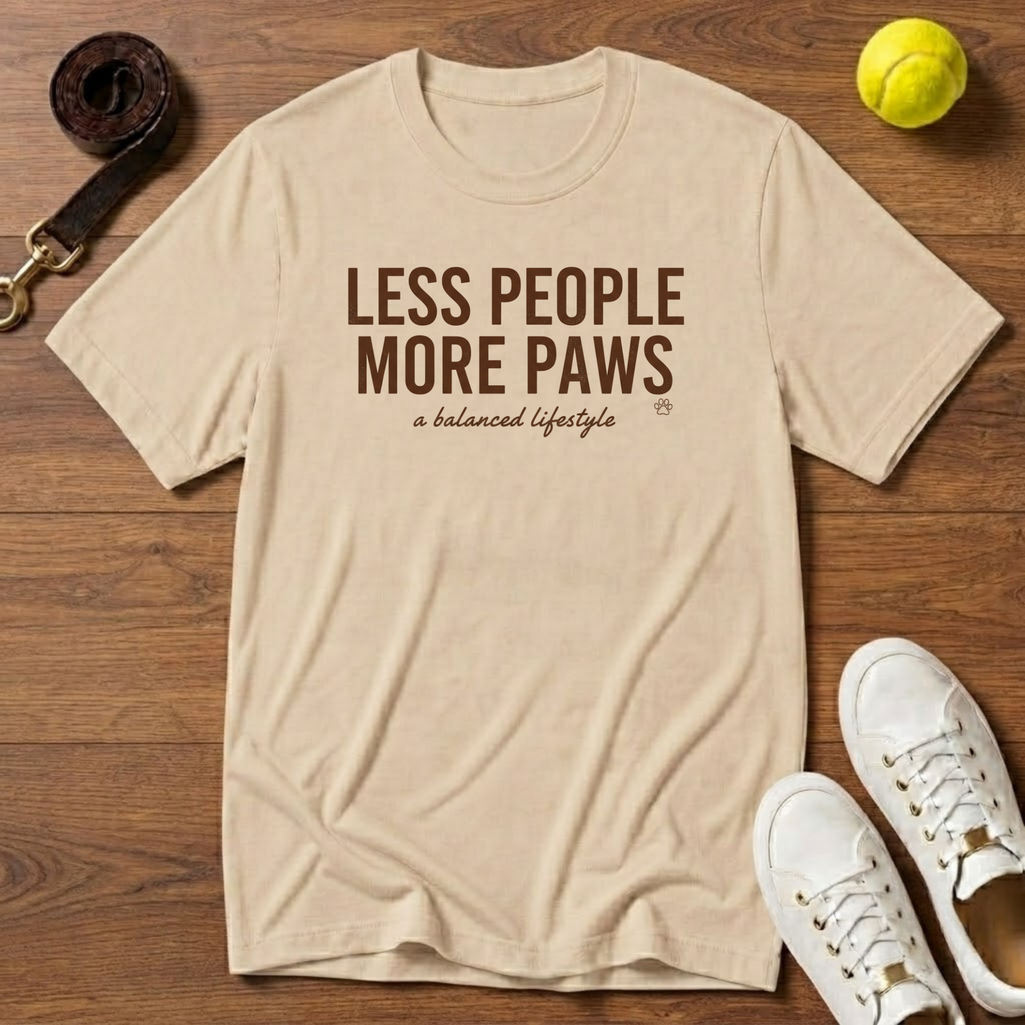 Less People More Paws Gildan Softstyle Tee