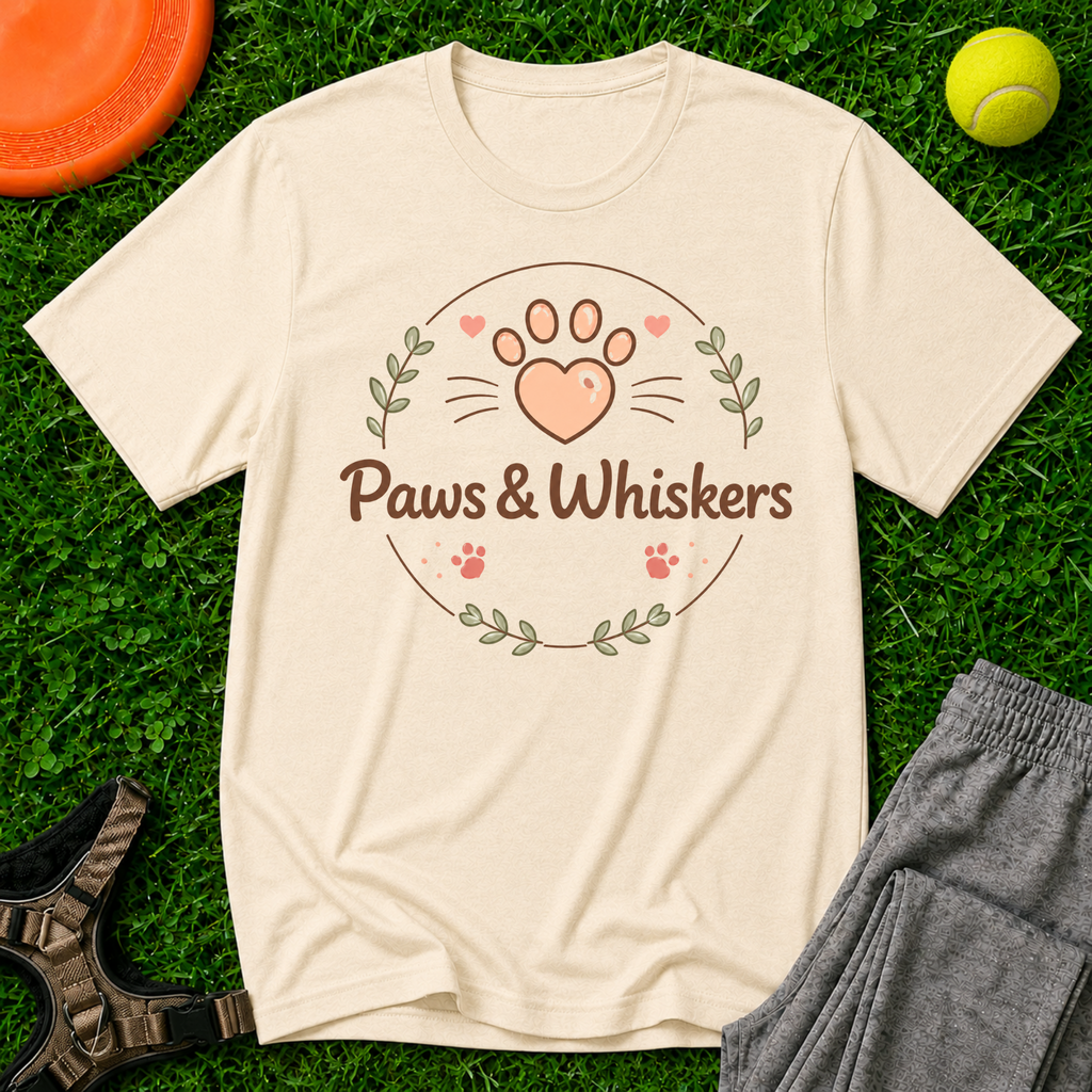 Paws & Whiskers Pet Graphic T-Shirt
