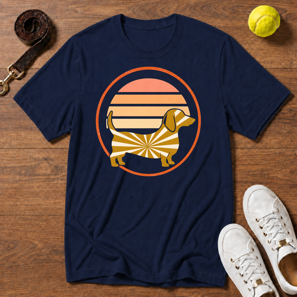 Dachshund Sunset T-Shirt – Gildan Softstyle