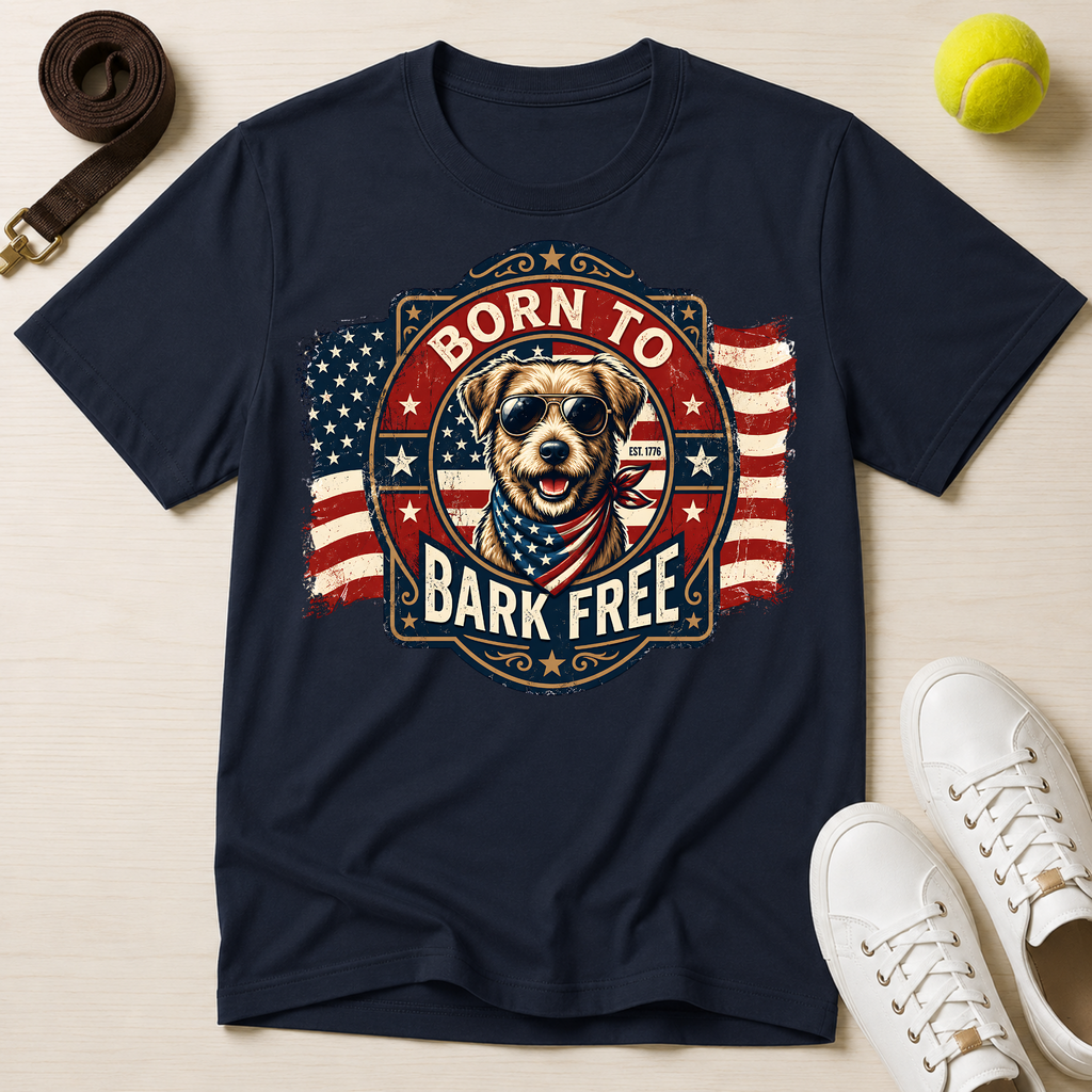 Born to Bark Free T-Shirt