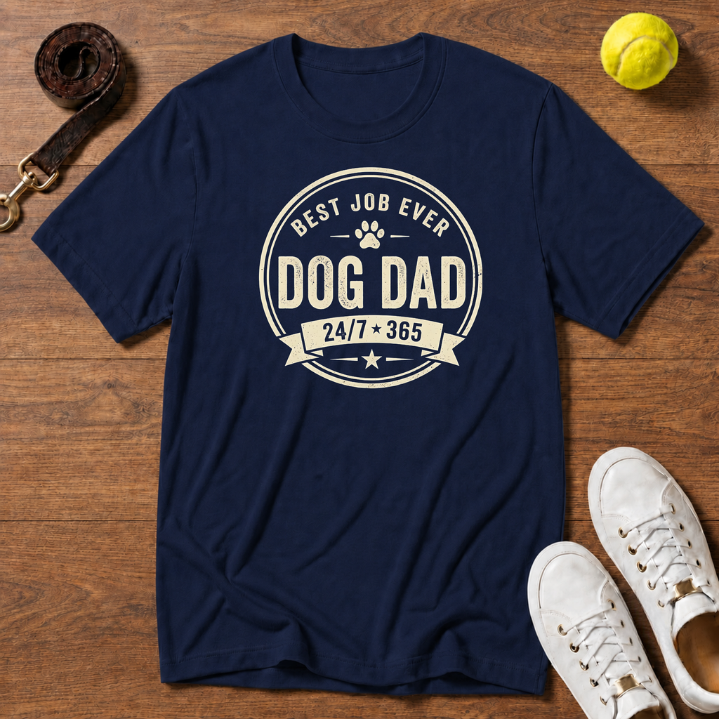 Proud Dog Dad T-Shirt – Gildan Softstyle