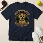 Chief Snuggle Officer Dog  — Reporting for Duty (Treats, Naps, Repeat) T-Shirt