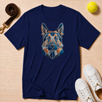 Geometric German Shepherd, Classic T-Shirt