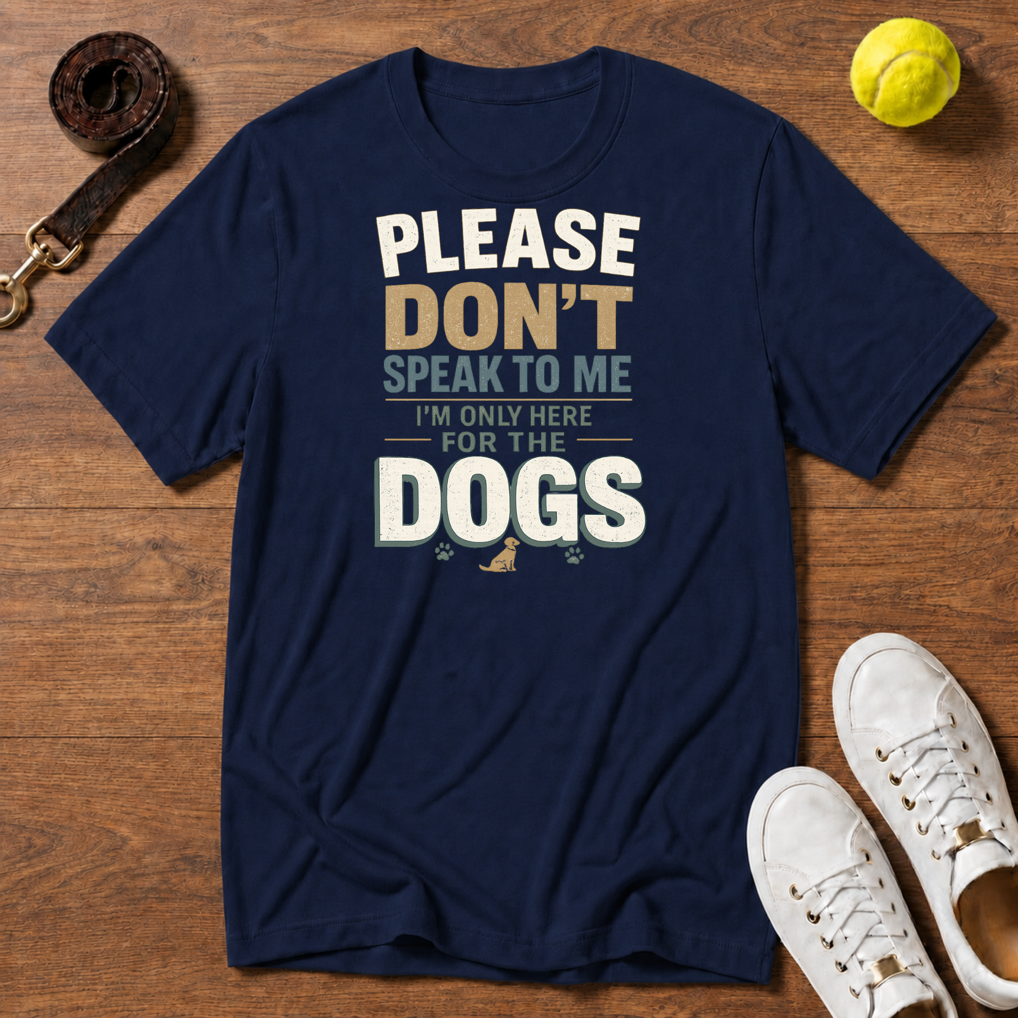 Here for the Dogs T-Shirt – Gildan Softstyle