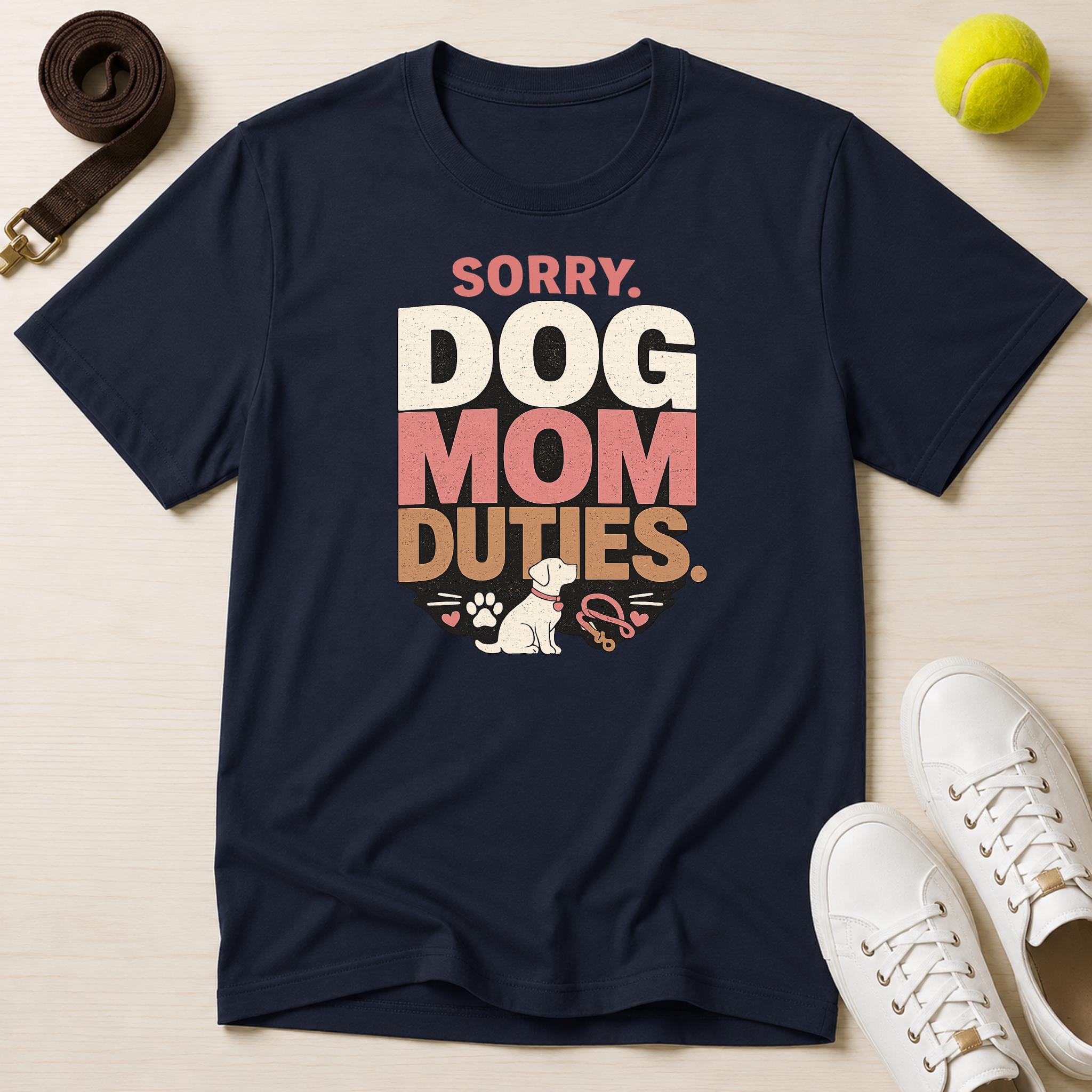 Sorry Dog Mom Duties T-Shirt