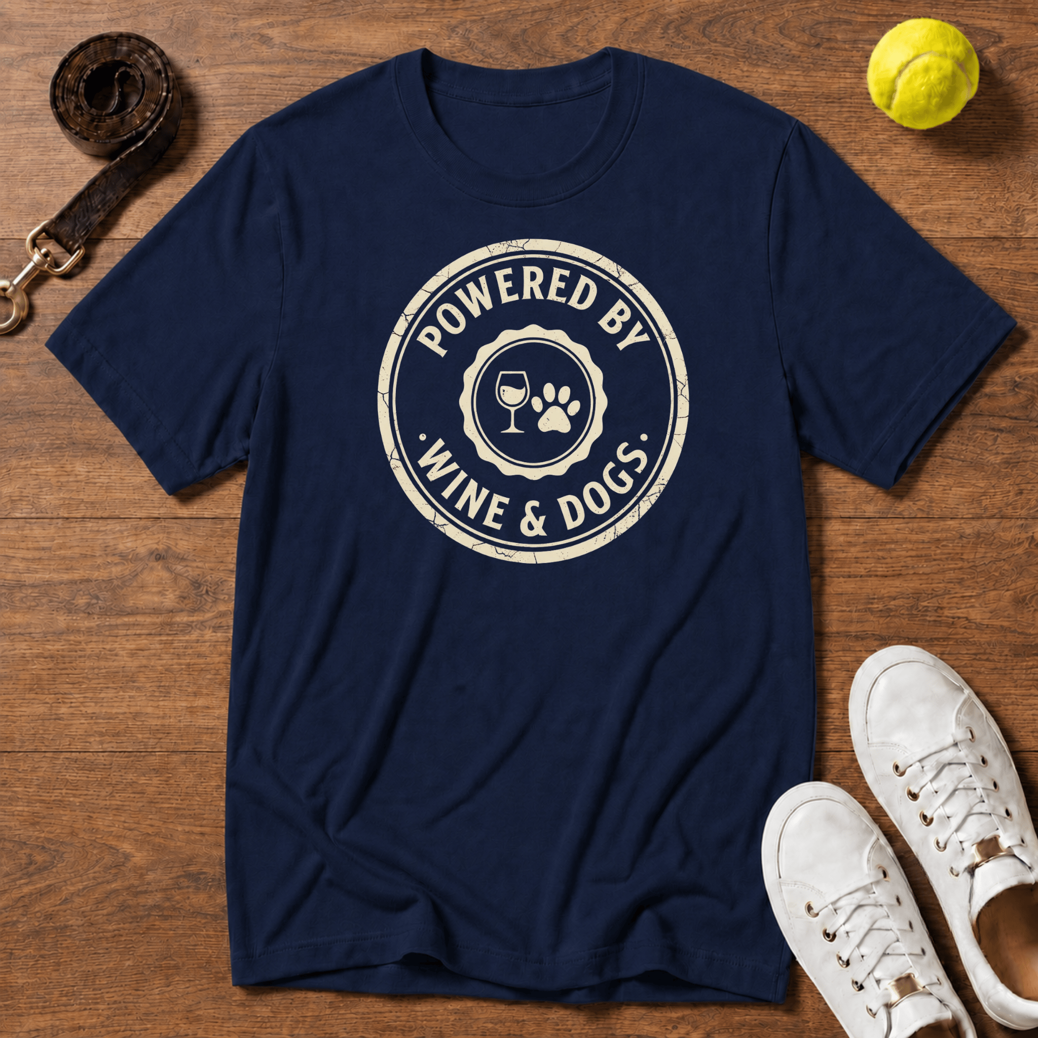 Wine & Dogs T-Shirt — Gildan Softstyle