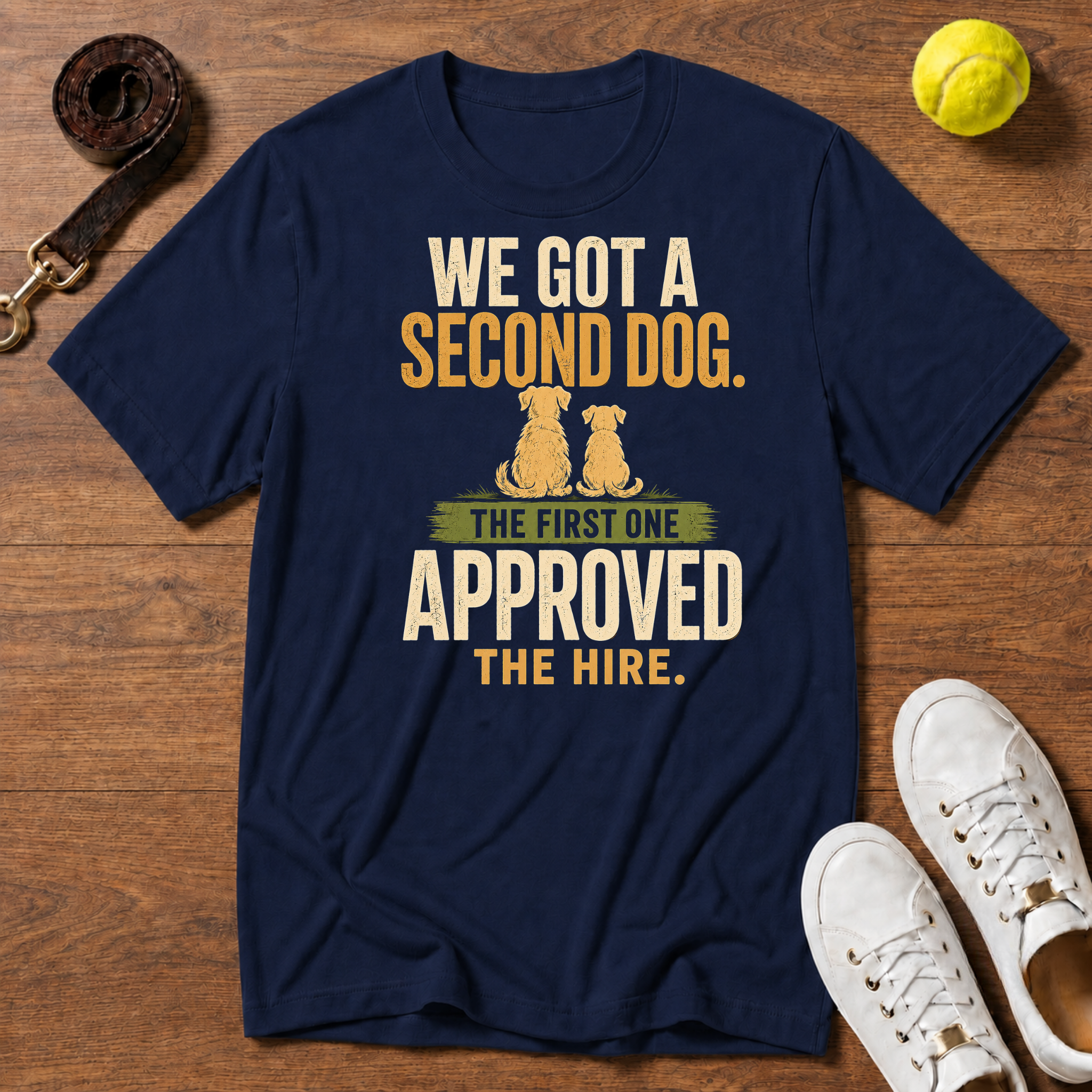 We Got A Second Dog T-Shirt – Gildan Softstyle