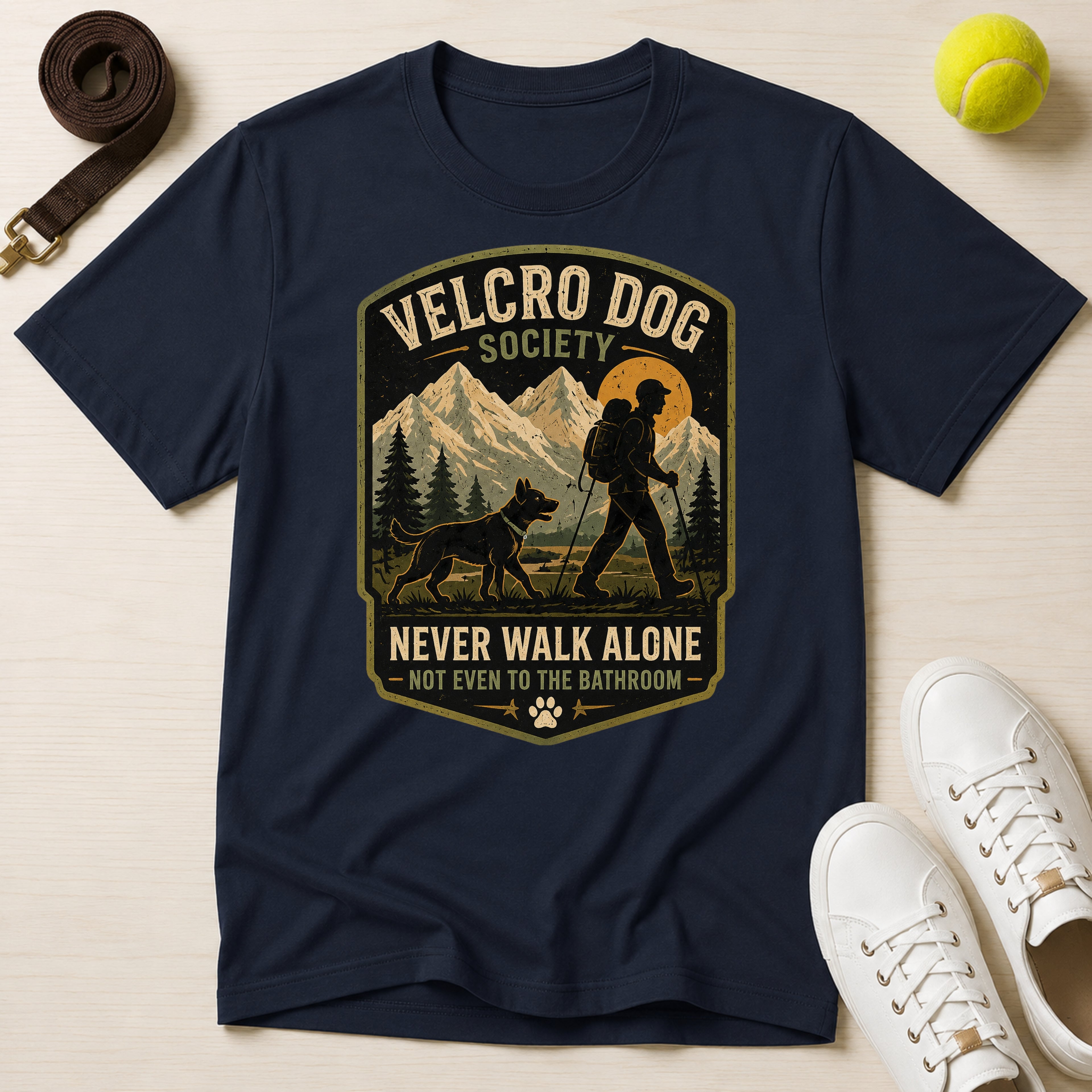 Velcro Dog Society — 'Never Walk Alone T-Shirt