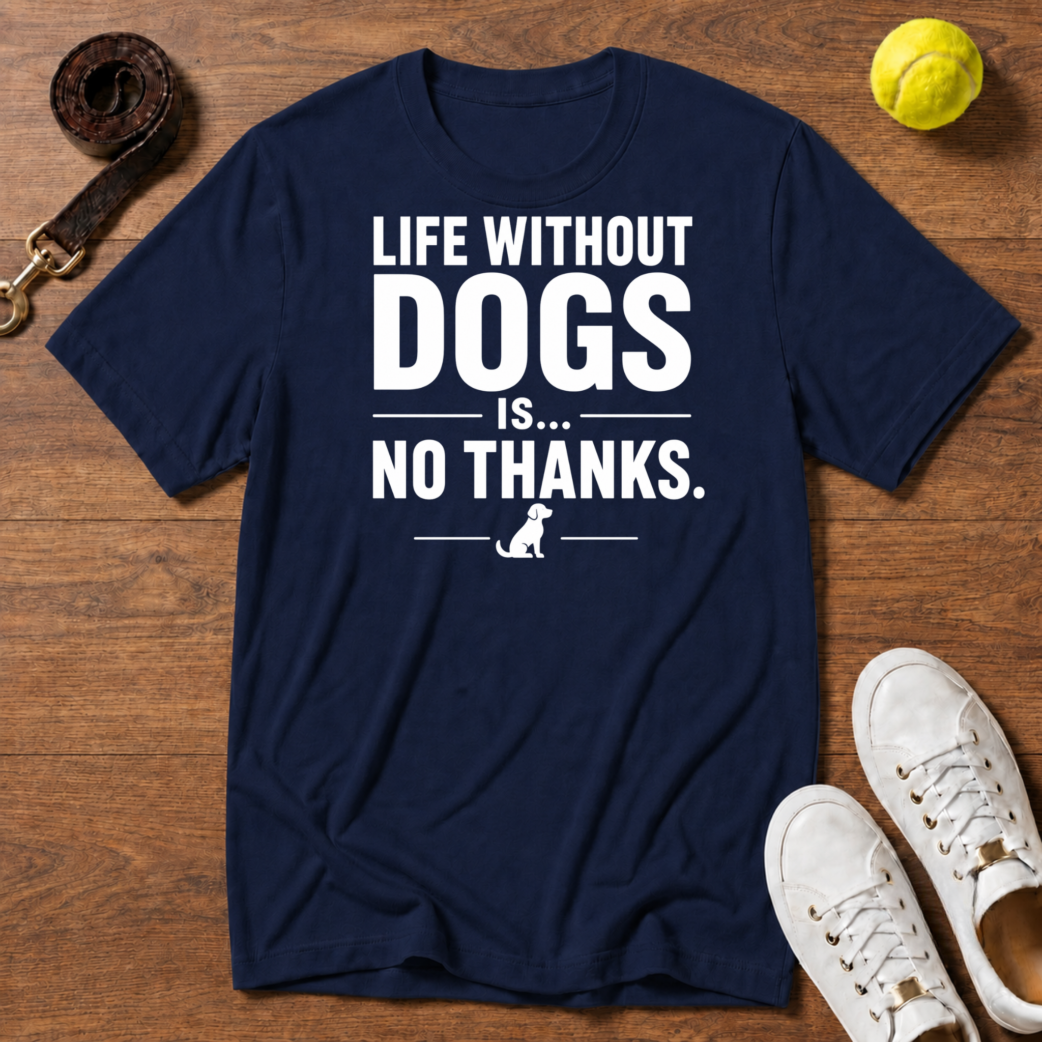 Life Without Dogs T-Shirt – Gildan Softstyle